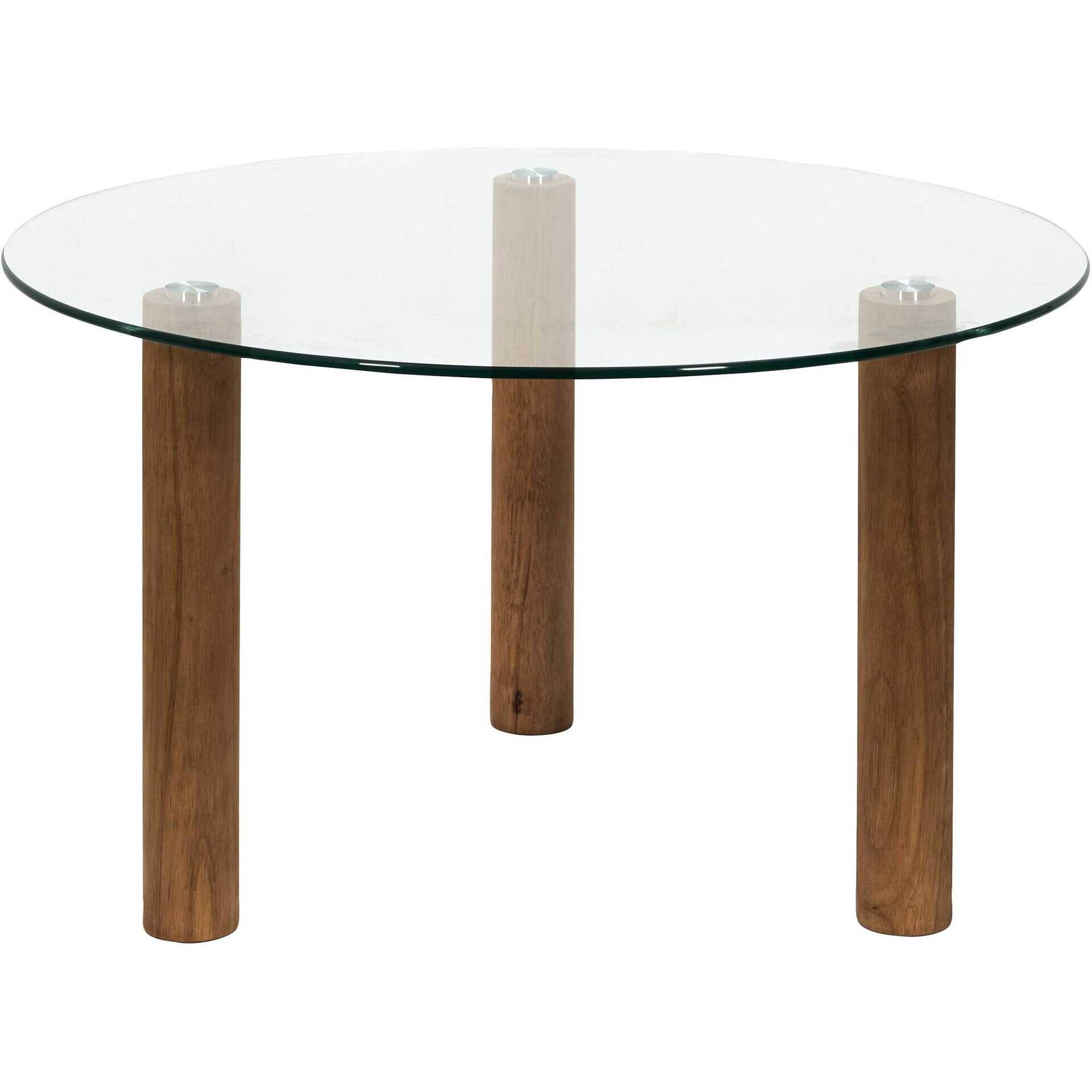 Mesa Vidro Redonda Clara