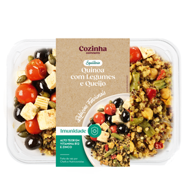Quinoa com Legumes e Queijo Quinoa com Legumes e Queijo