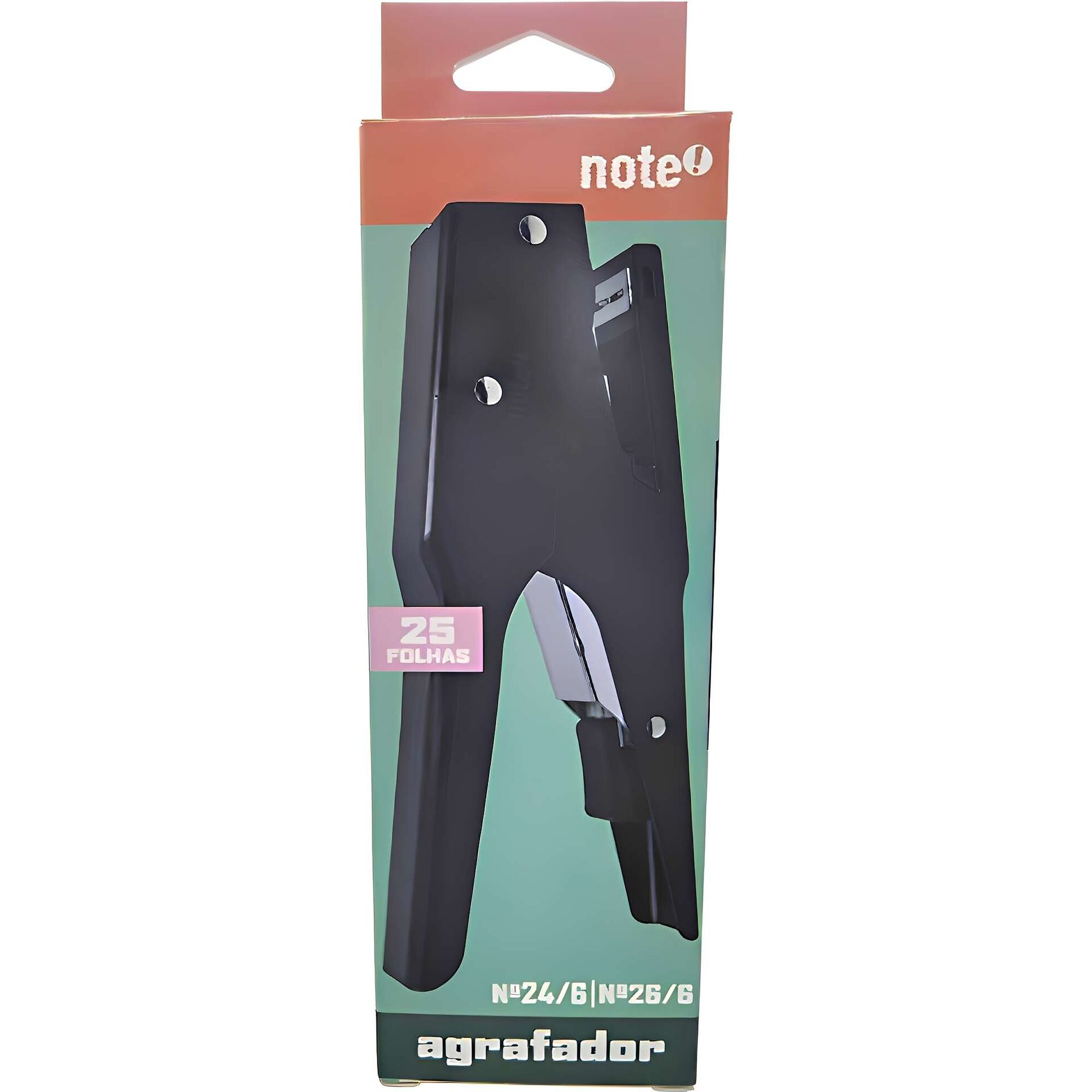 Agrafador Alicate Met&aacute;lico 25 Folhas Note!