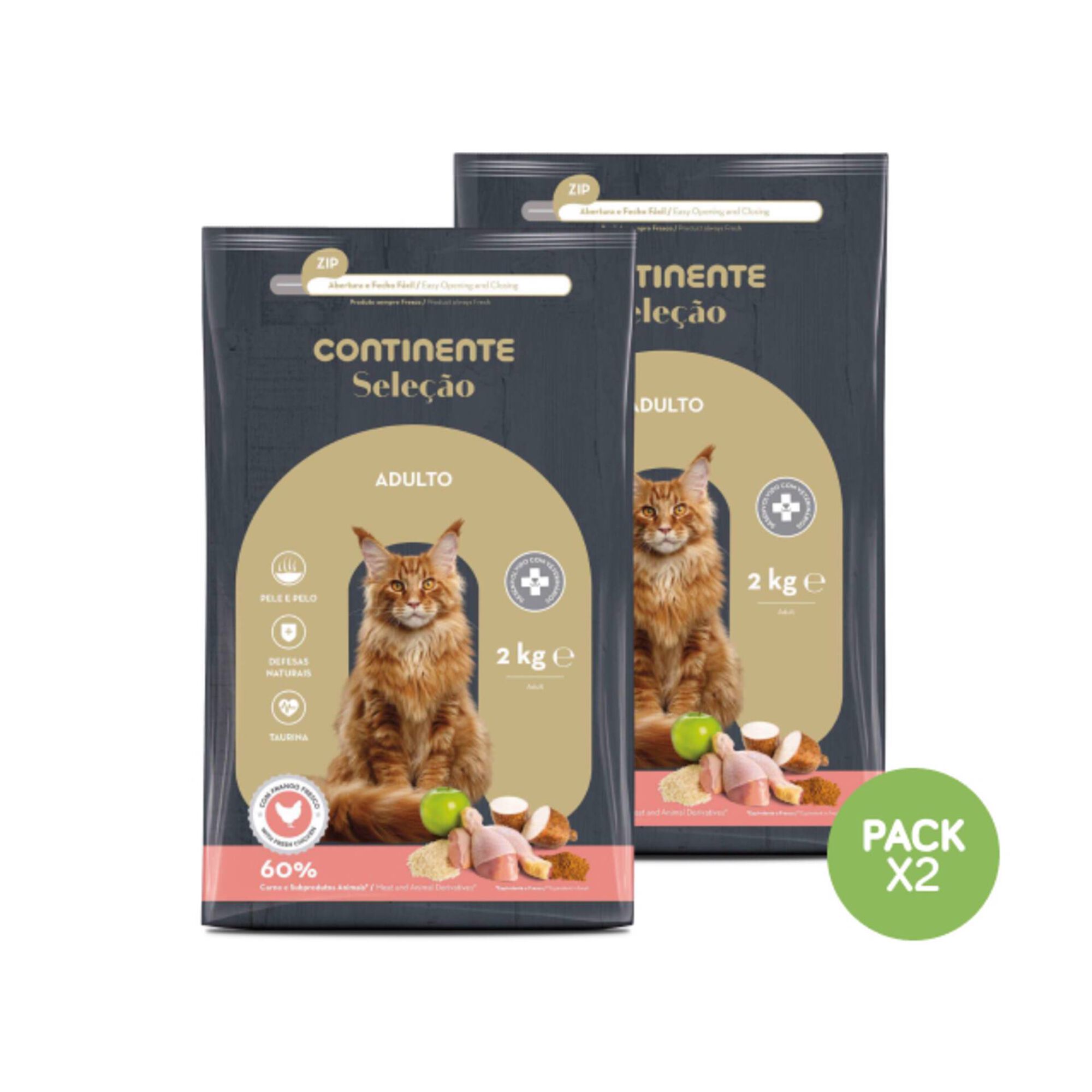 Ração para Gato Adulto Frango Fresco