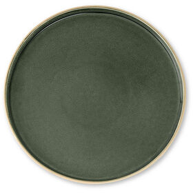 Prato Raso Gr&eacute;s Redondo 26,5cm Verde Vila Verde Kasa