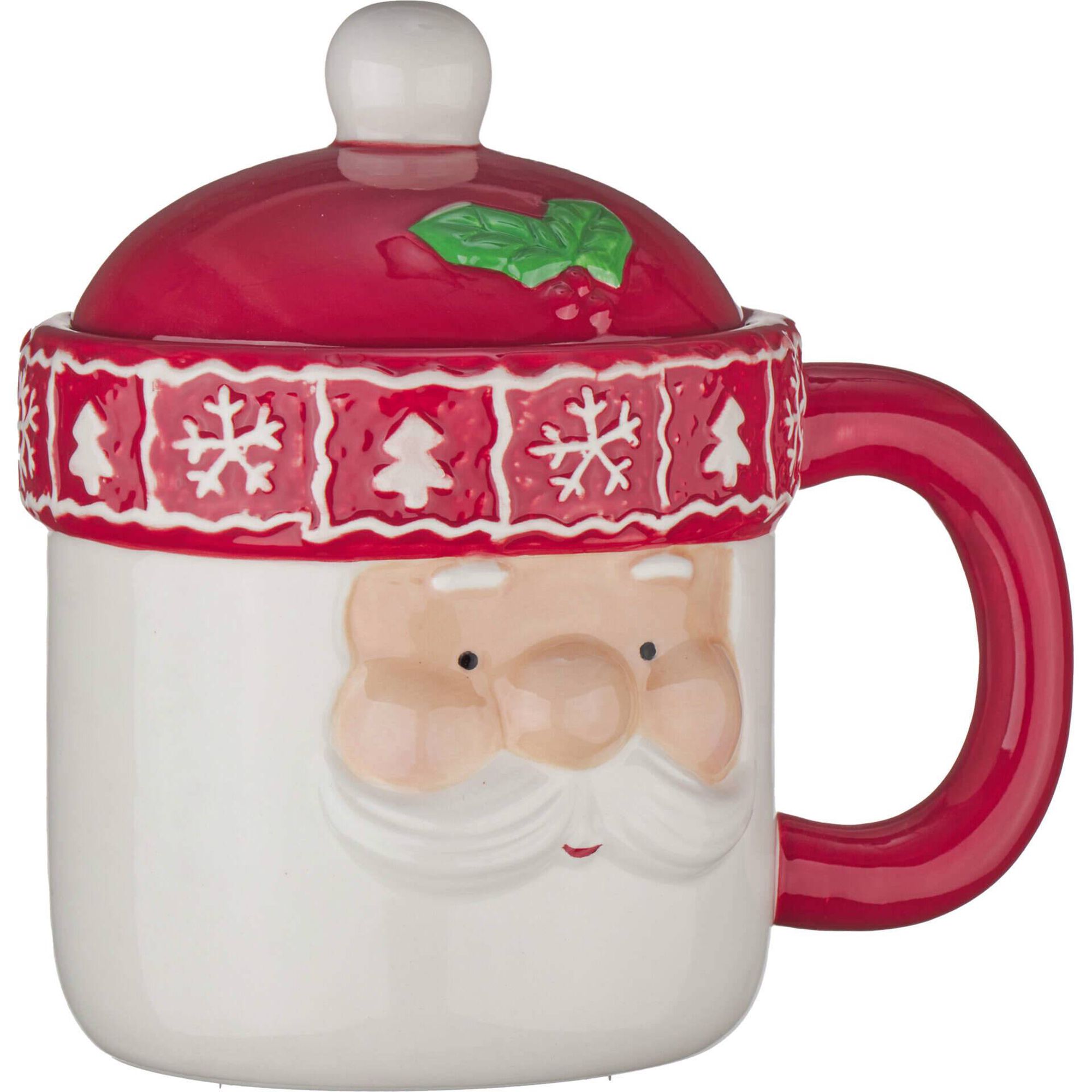 Caneca Pai Natal com Tampa