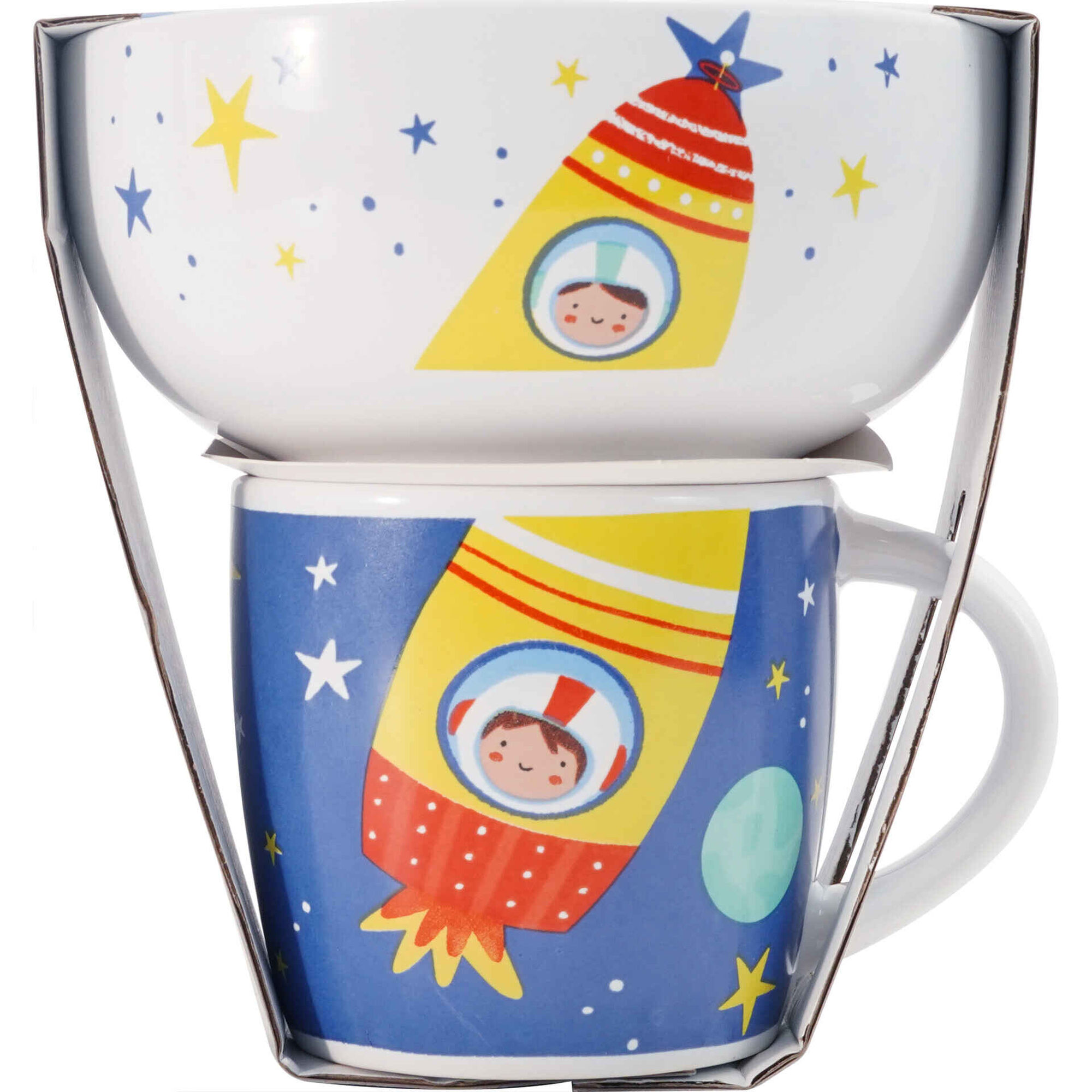 Conjunto Caneca 320ml e Taça 530ml Foguetão Conjunto Caneca 320ml e Taça 530ml Foguetão