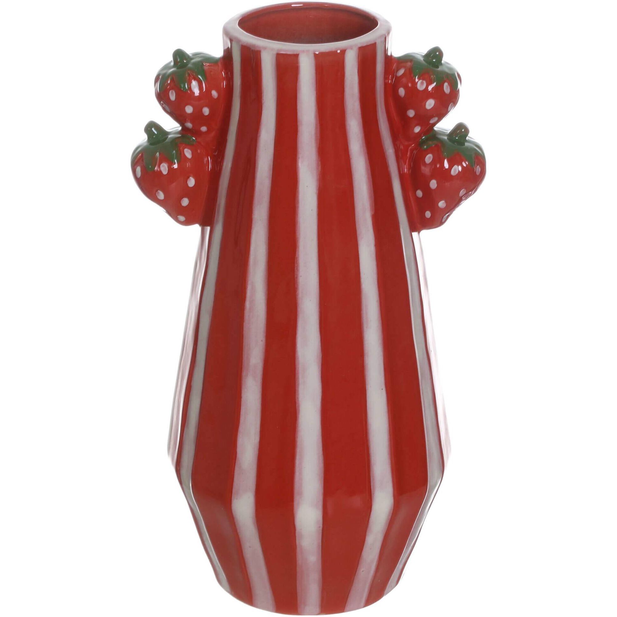 Jarra Riscas Rosa com Morangos