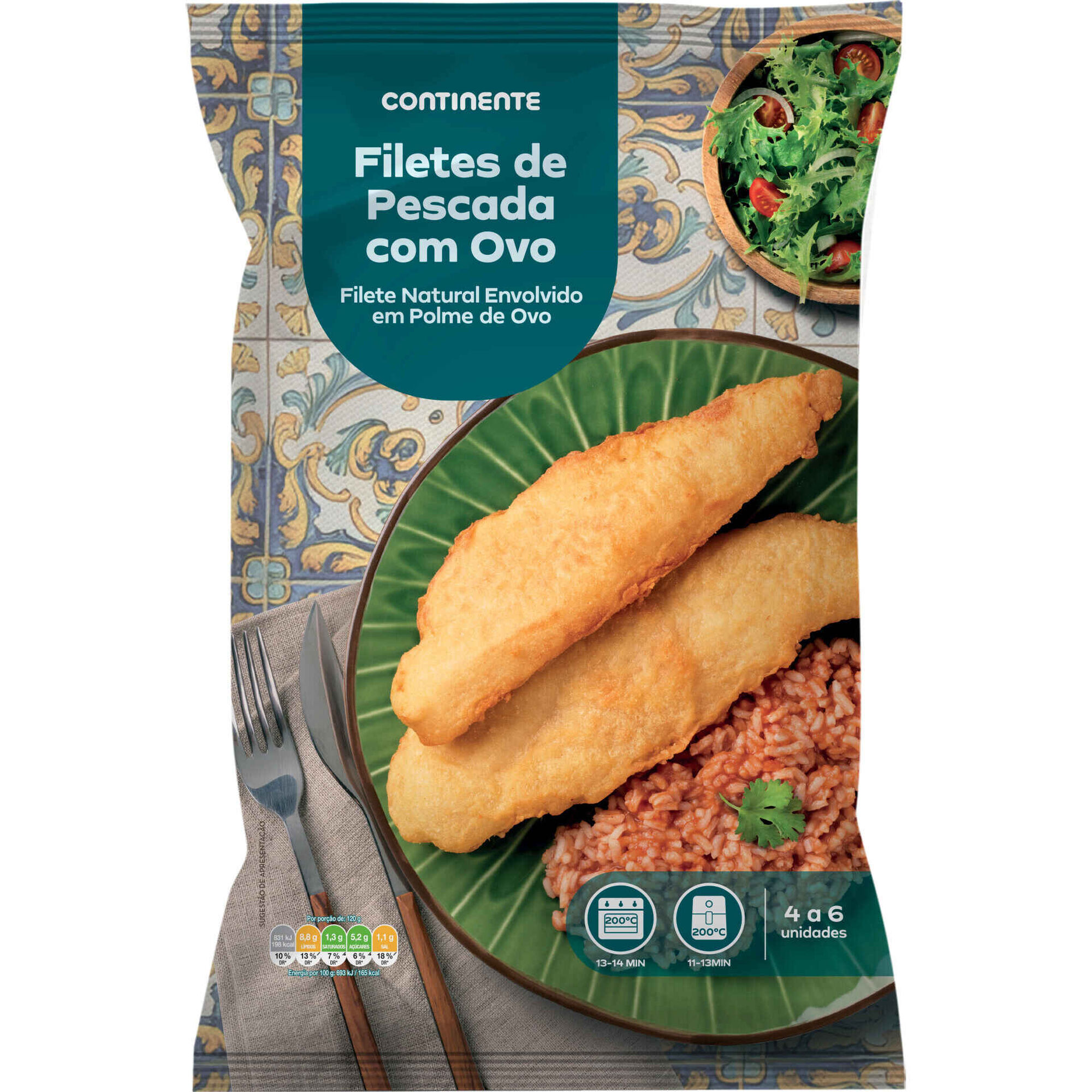 Filetes de Pescada com Ovo Continente