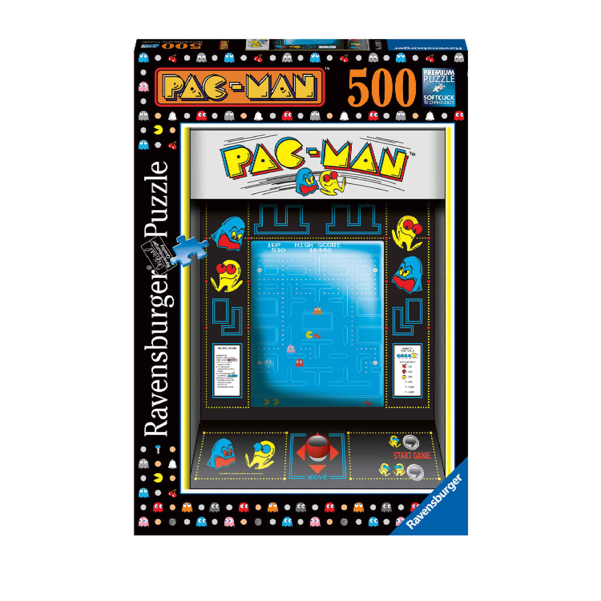 Puzzle Pacman 500 Peças Puzzle Pacman 500 Peças