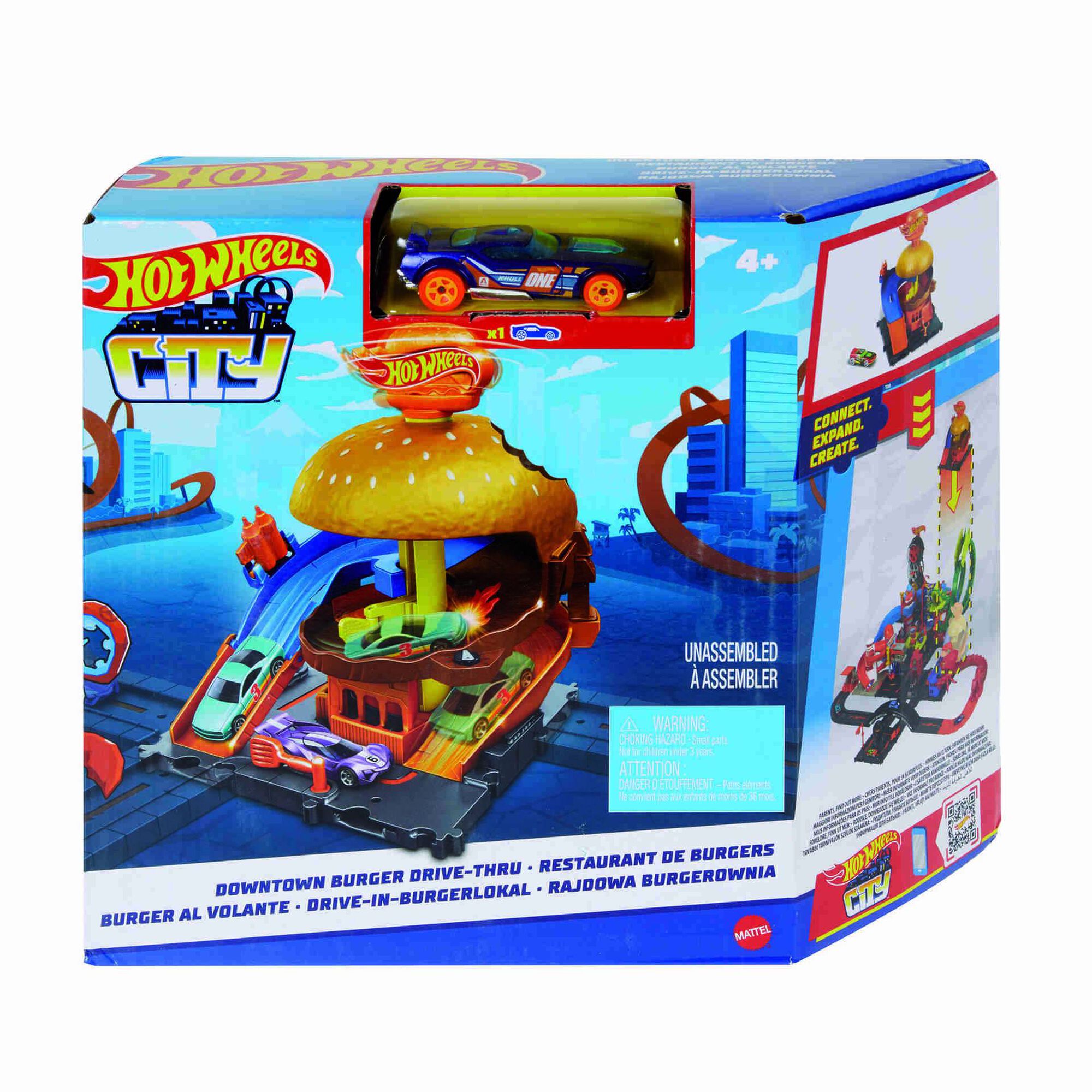 Garagem Downtown Hot Wheels (vários modelos)