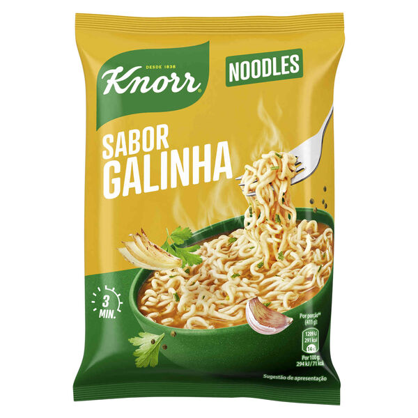 Noodles Tentação de Galinha Knorr