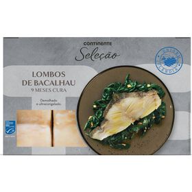 Lombos de Bacalhau MSC Demolhado Ultracongelado