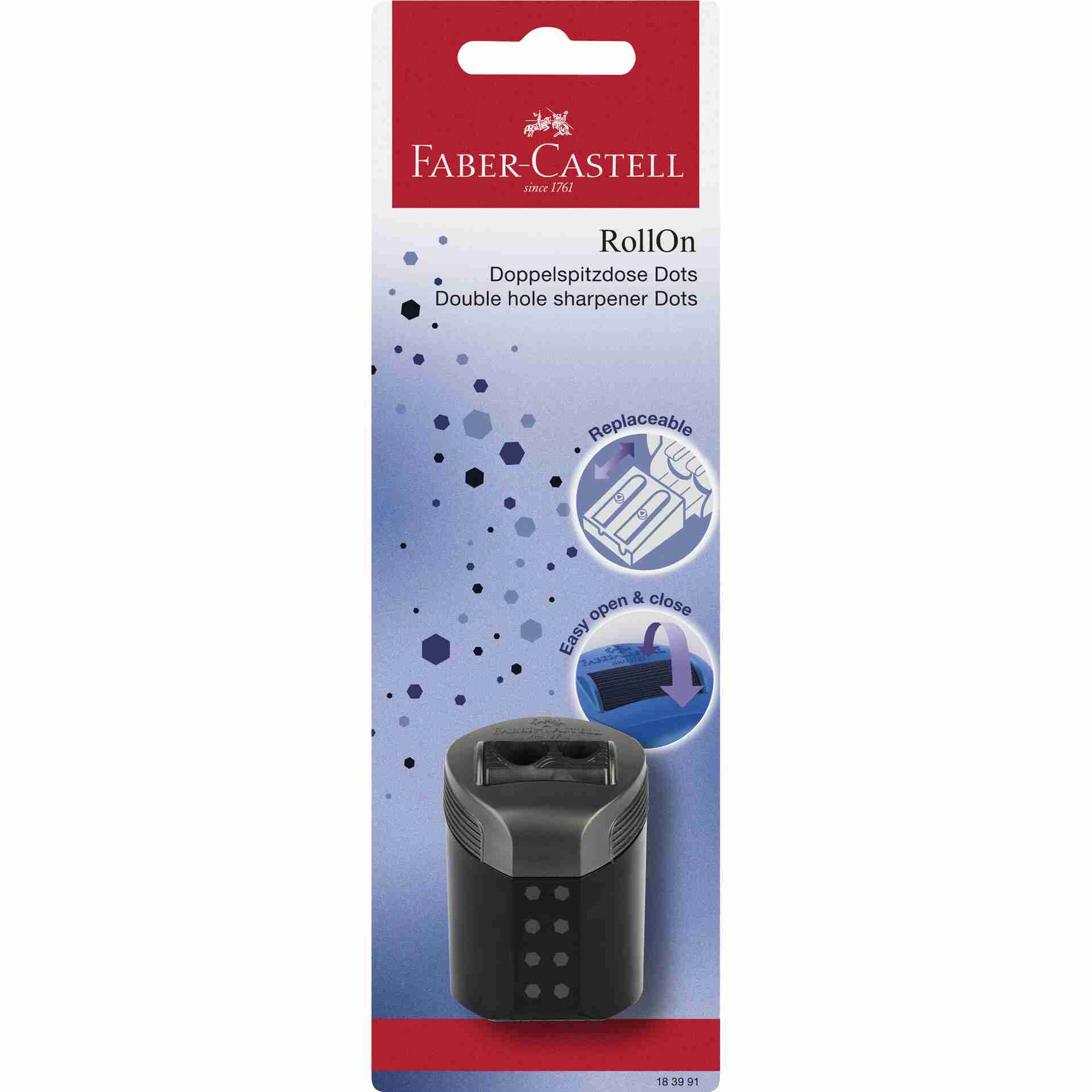 Afia Dupla com Dep&oacute;sito Sparkle (v&aacute;rias cores) Faber-Castell
