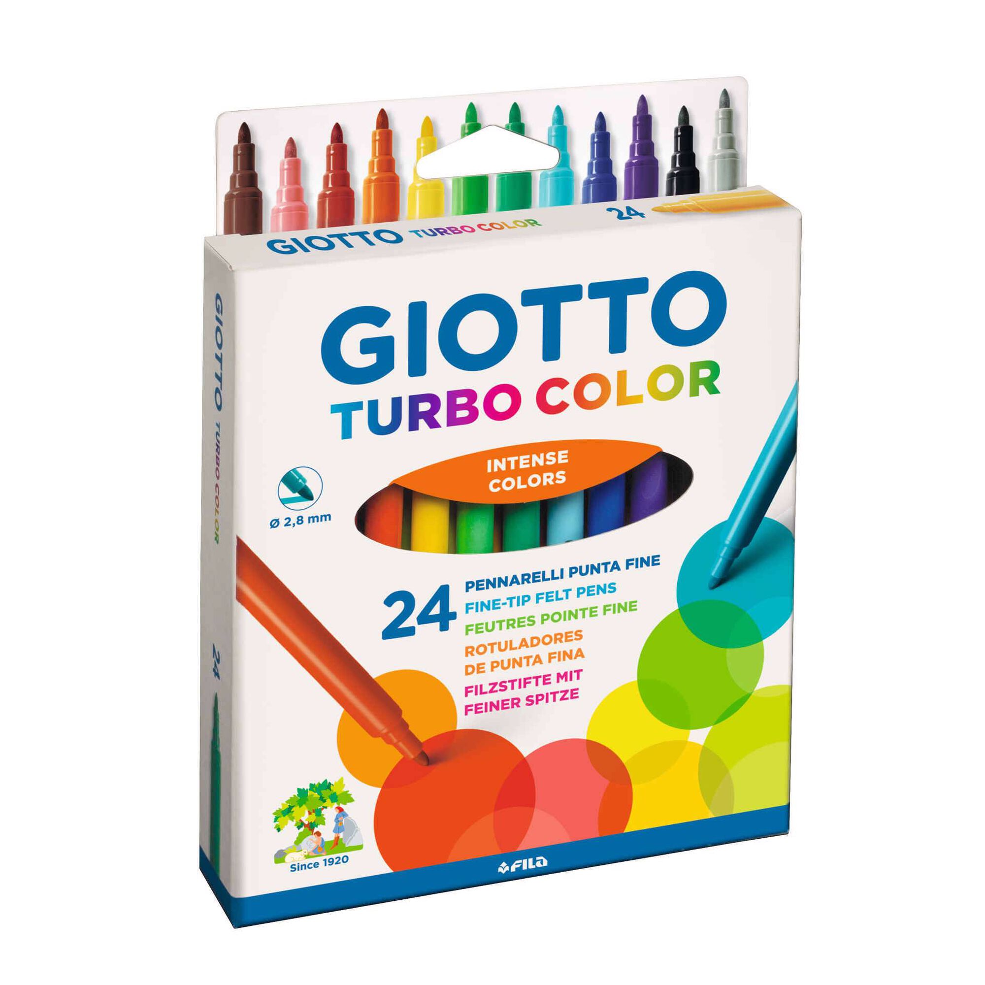 Marcadores de Colorir Finos Turbo Color