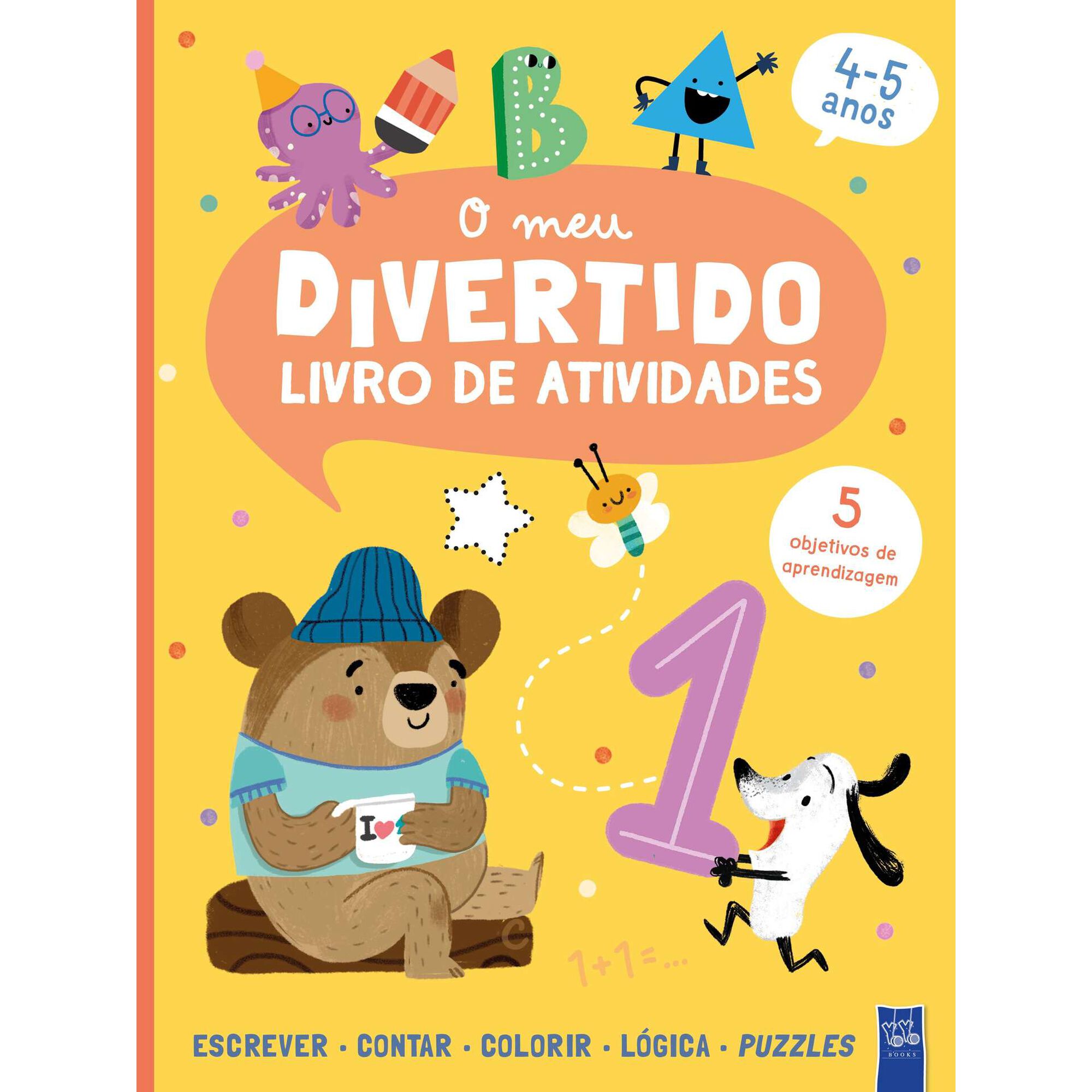O Meu Divertido Livro de Atividades - Urso 4-5 Anos