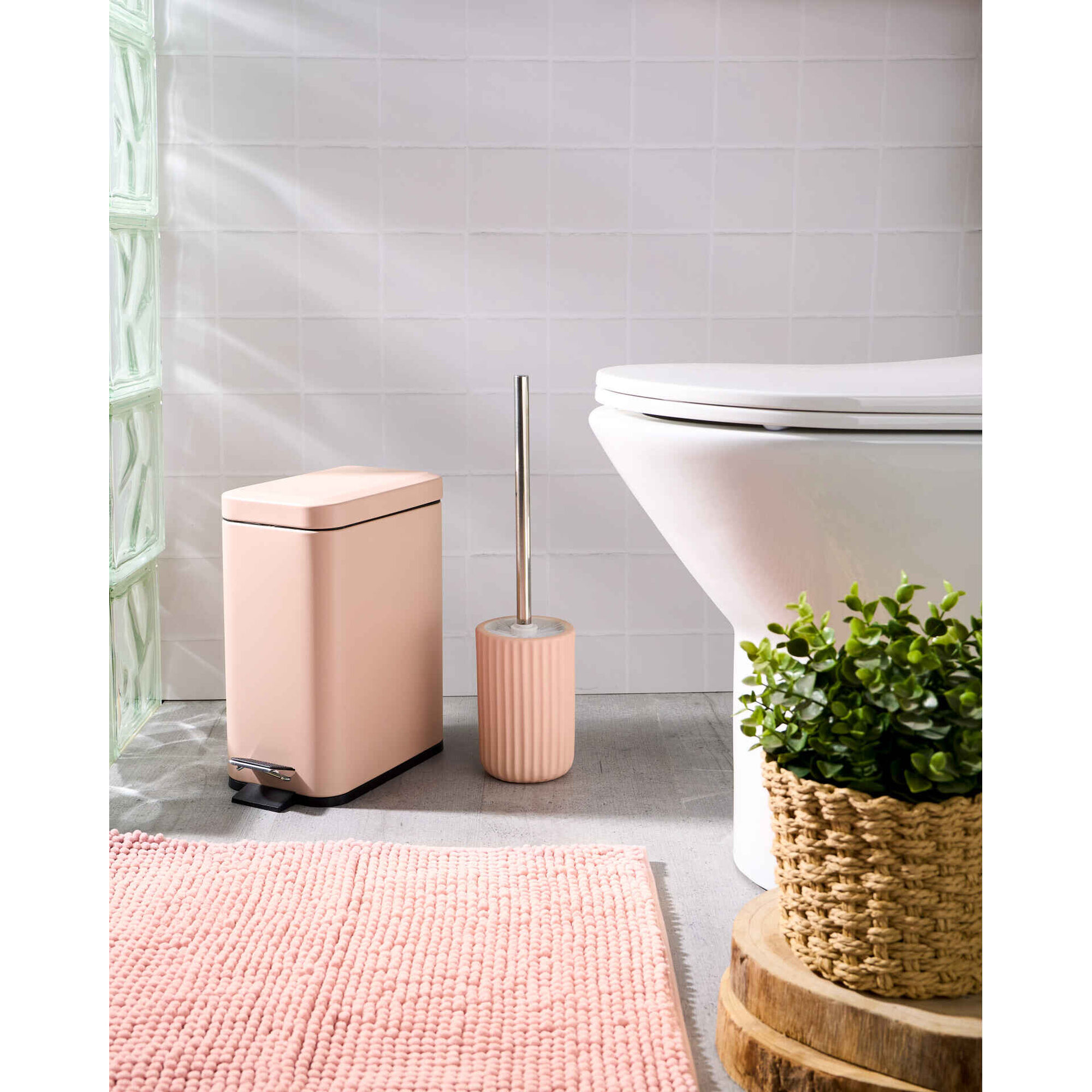 Balde WC com Pedal 5L Rosa