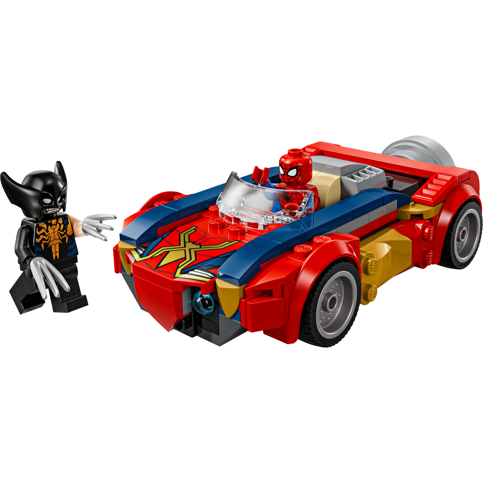 LEGO Marvel - Carro do Spider-Man contra Wolverine Venomizado - 76336