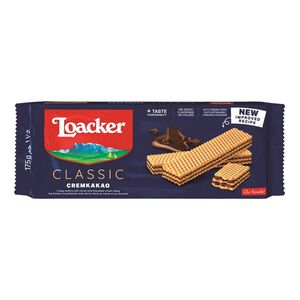 Bolachas Wafers com Recheio de Cacau Loacker