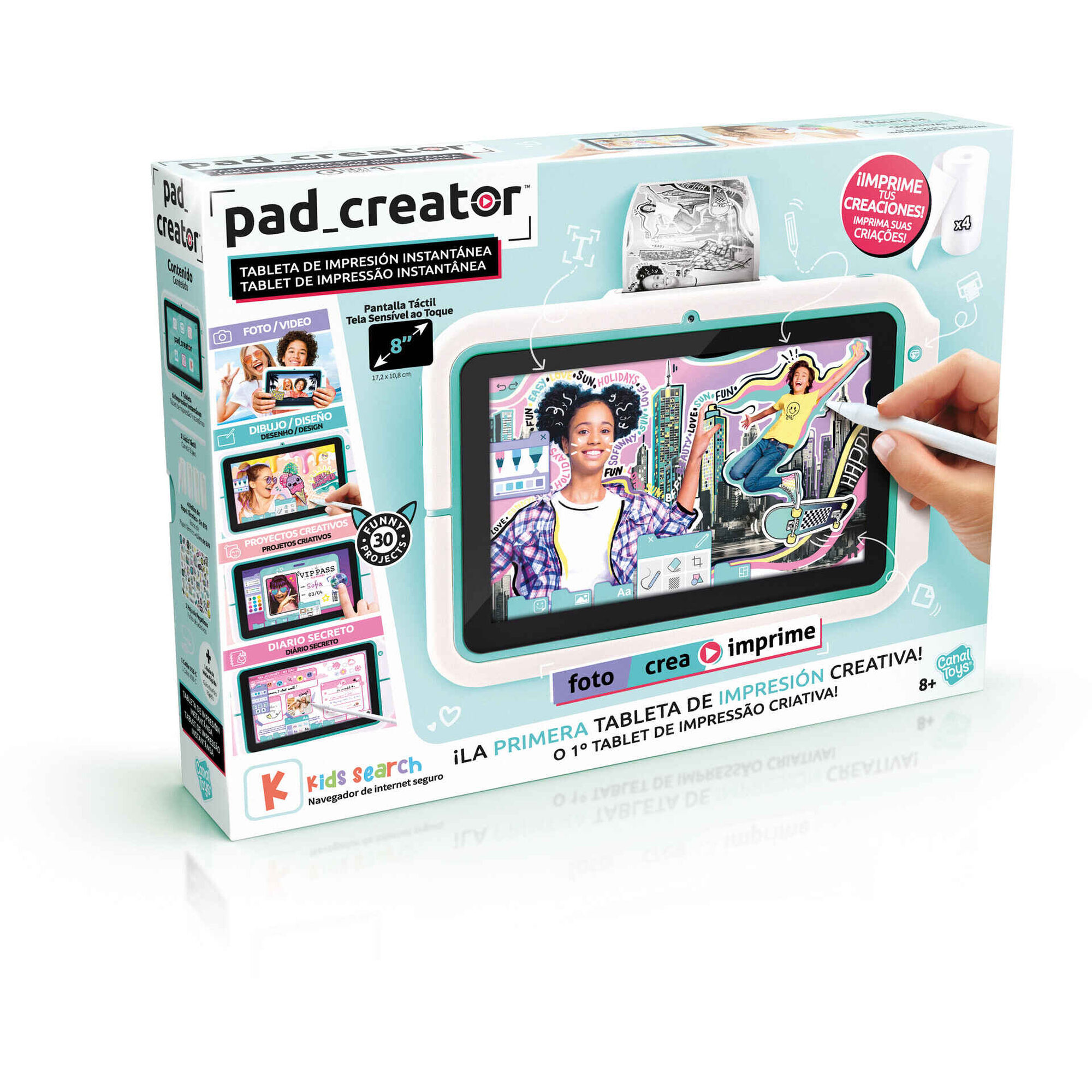Ipad com Impressora Instantânea