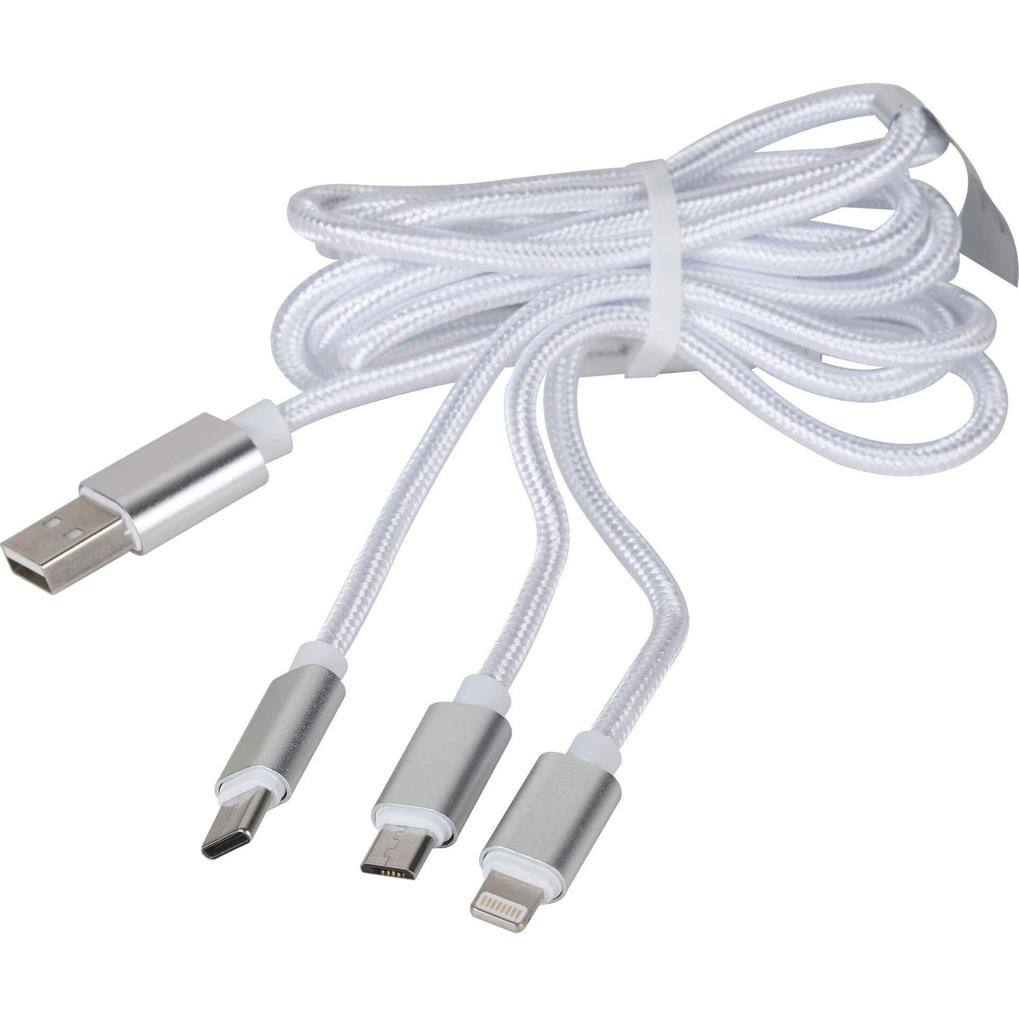 Cabos 3 em 1 Basic Bazar&atilde;o