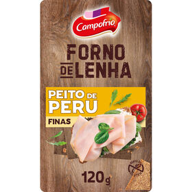 Fiambre de Peito de Peru Forno de Lenha Fatias Finas
