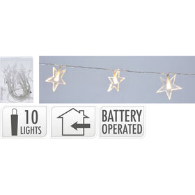 Conjunto 10 Luzes Led Estrelinhas
