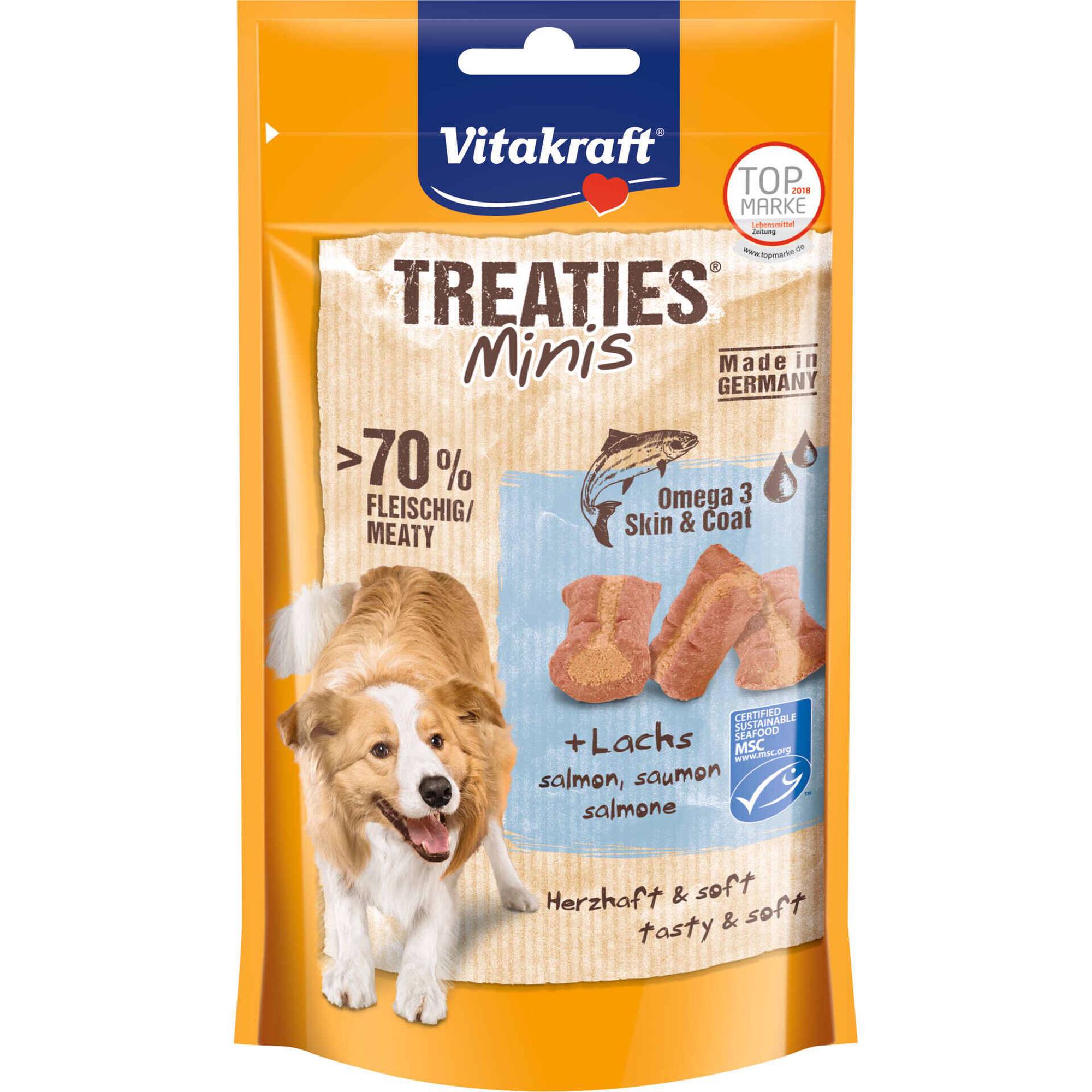 Snack para C&atilde;o Treaties Mini &Oacute;mega 3 Vitakraft