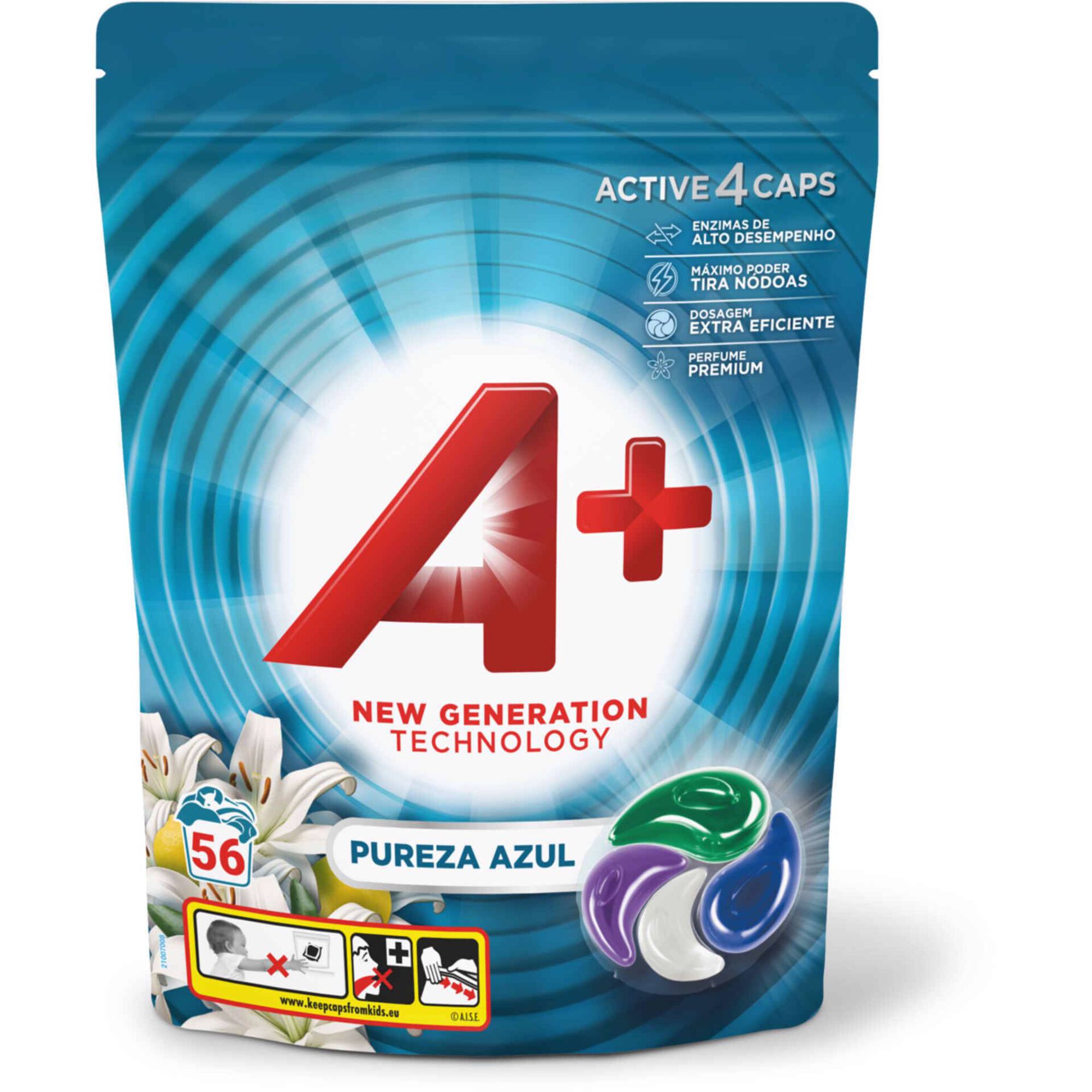 Detergente Máquina Roupa Cápsulas 4 em 1 Ocean Dream Detergente Máquina Roupa Cápsulas 4 em 1 Ocean Dream
