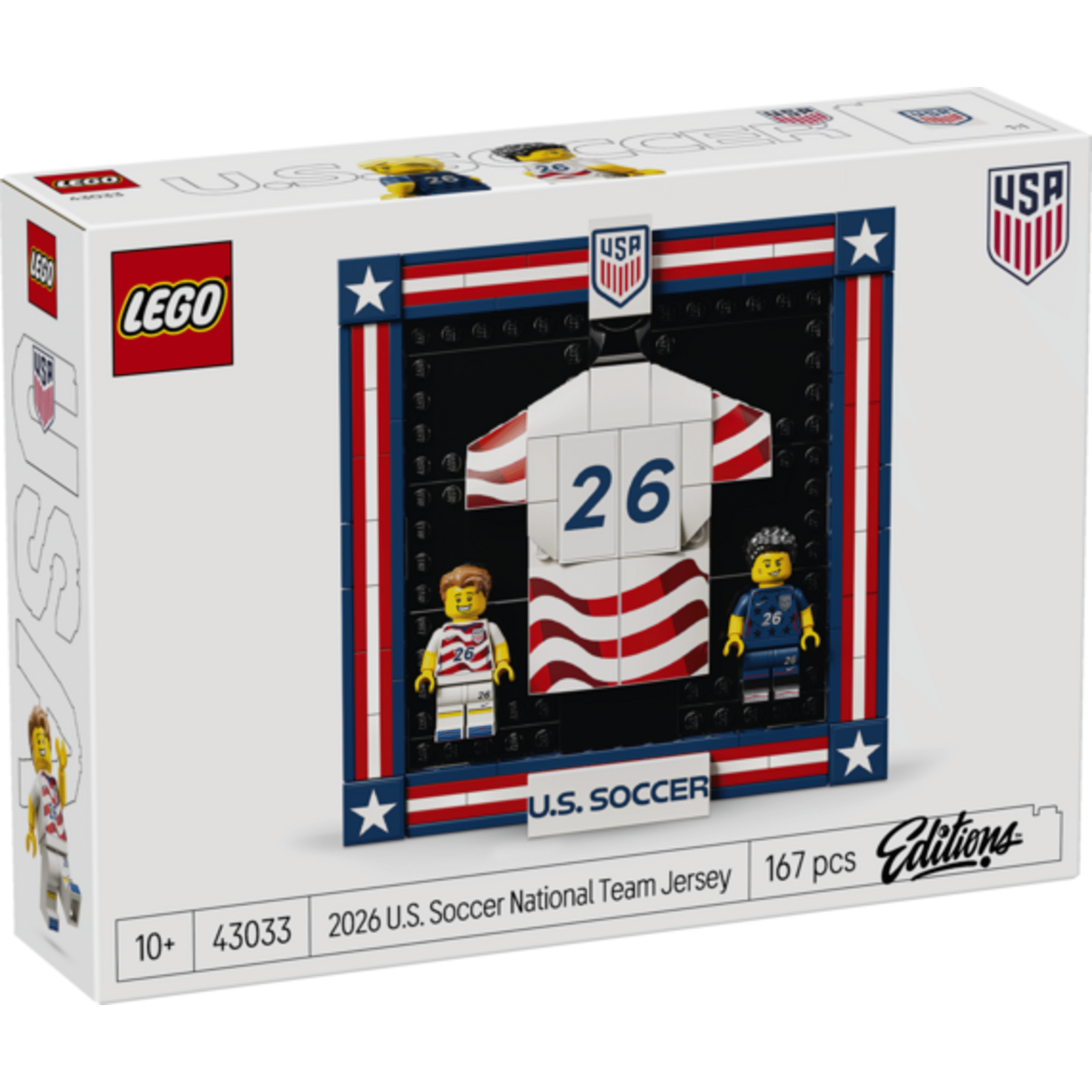 LEGO - Camisola da Sele&ccedil;&atilde;o Nacional de Futebol dos EUA de 2026 - 43033