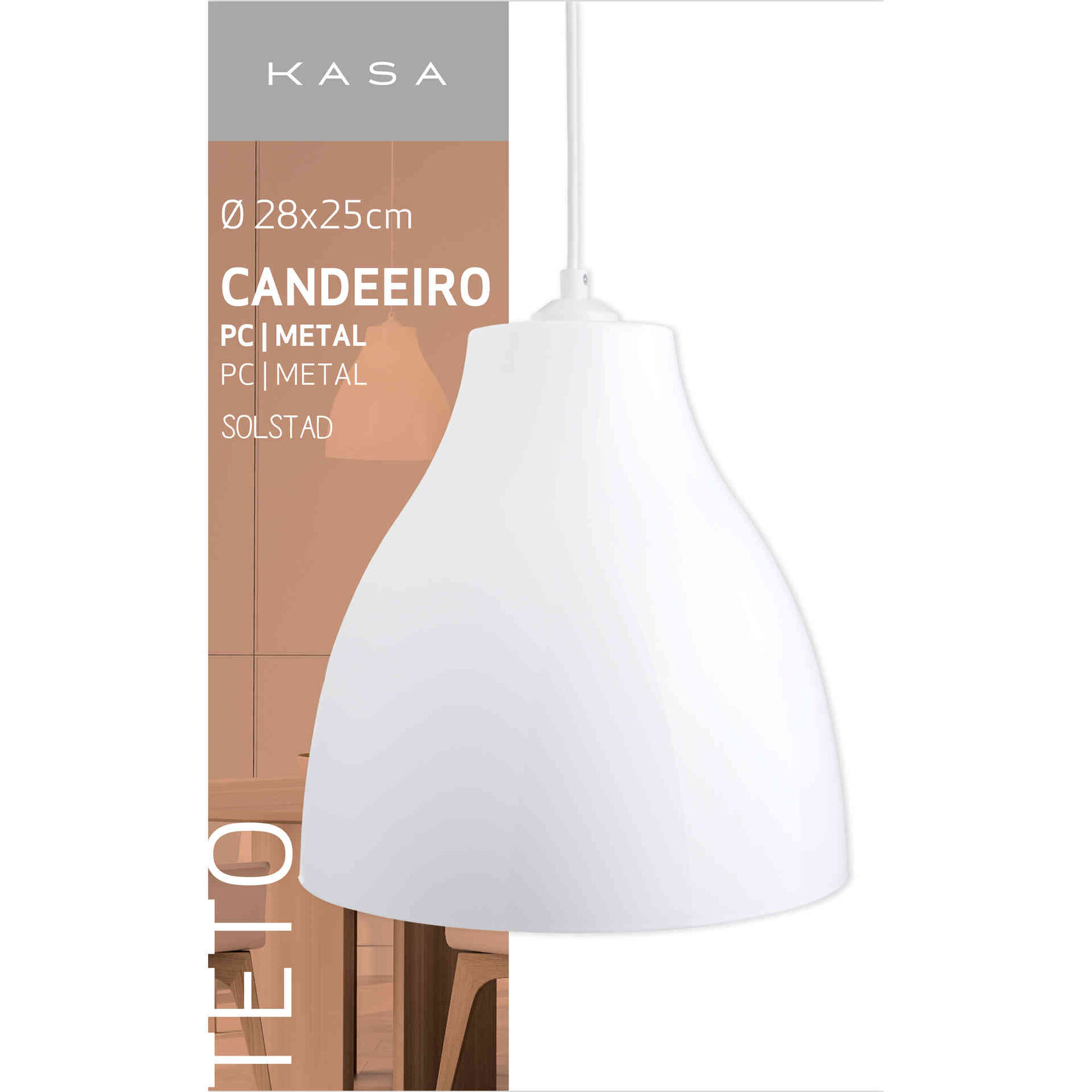 Candeeiro de Teto Branco Solstad Candeeiro de Teto Branco Solstad