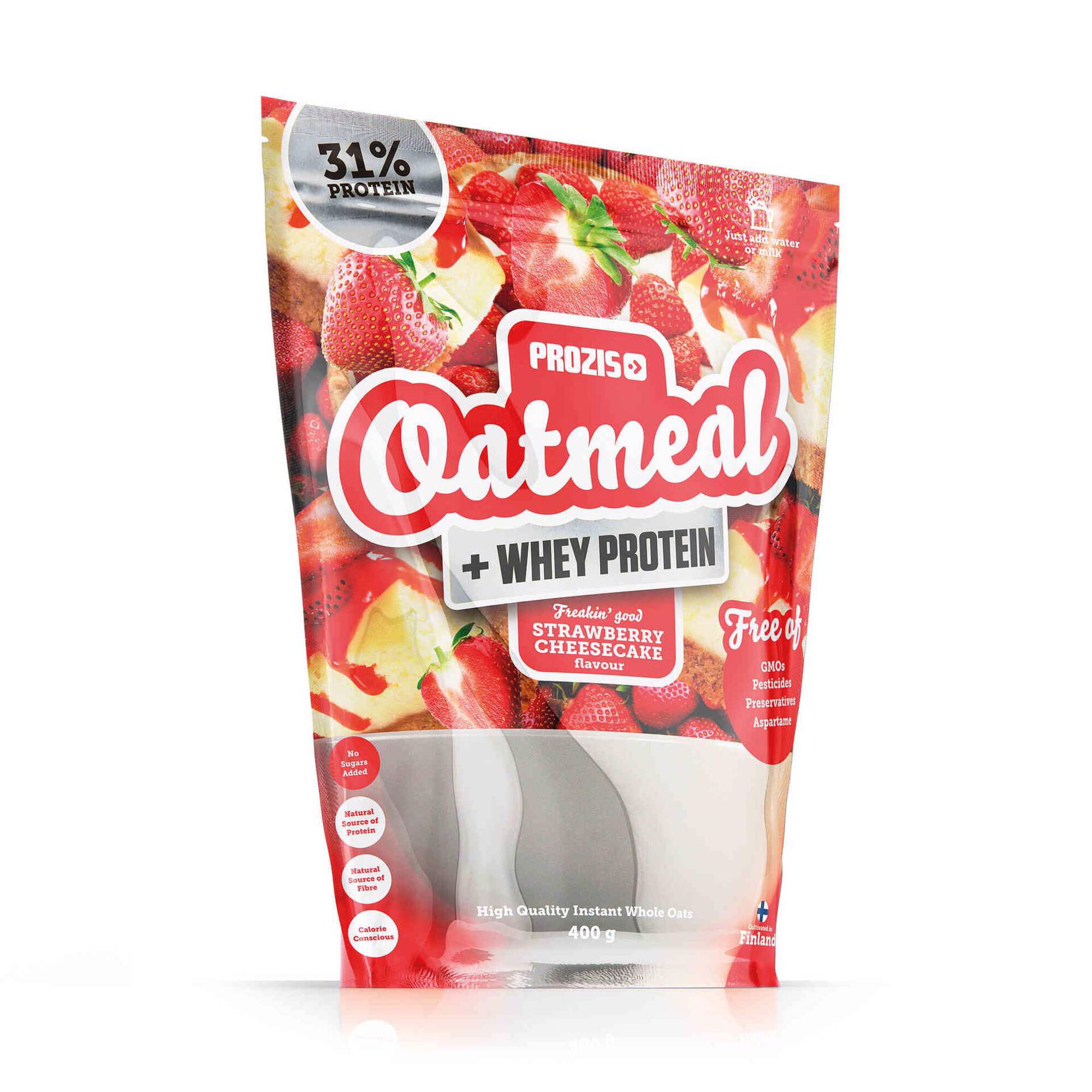 Aveia com Proteína Cheesecake de Morango Aveia com Proteína Cheesecake de Morango