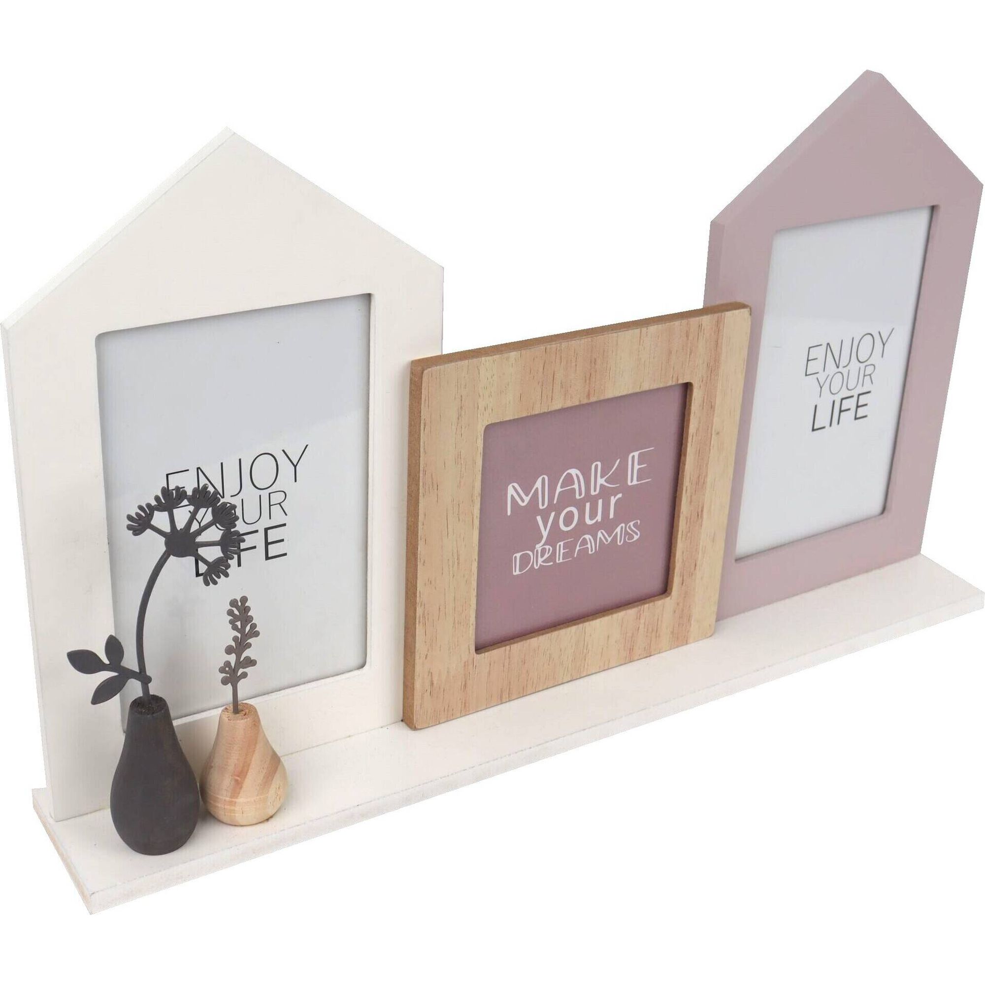 Multifotos 3 Fotos Casas e Jarra