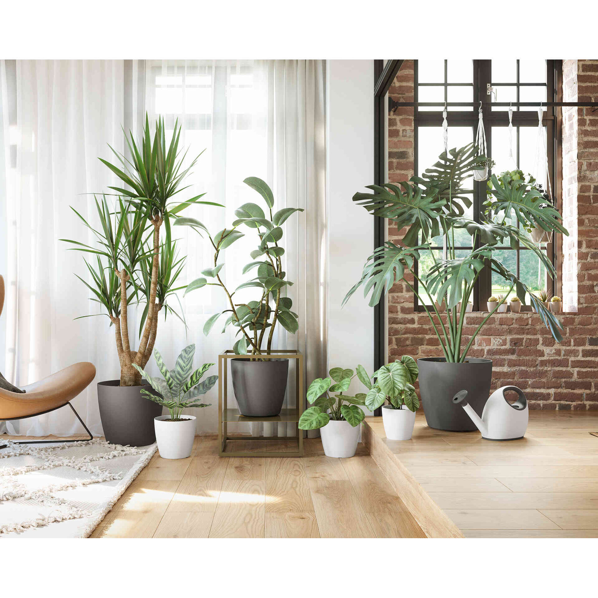 Vaso Redondo Plástico 12cm Branco Mate