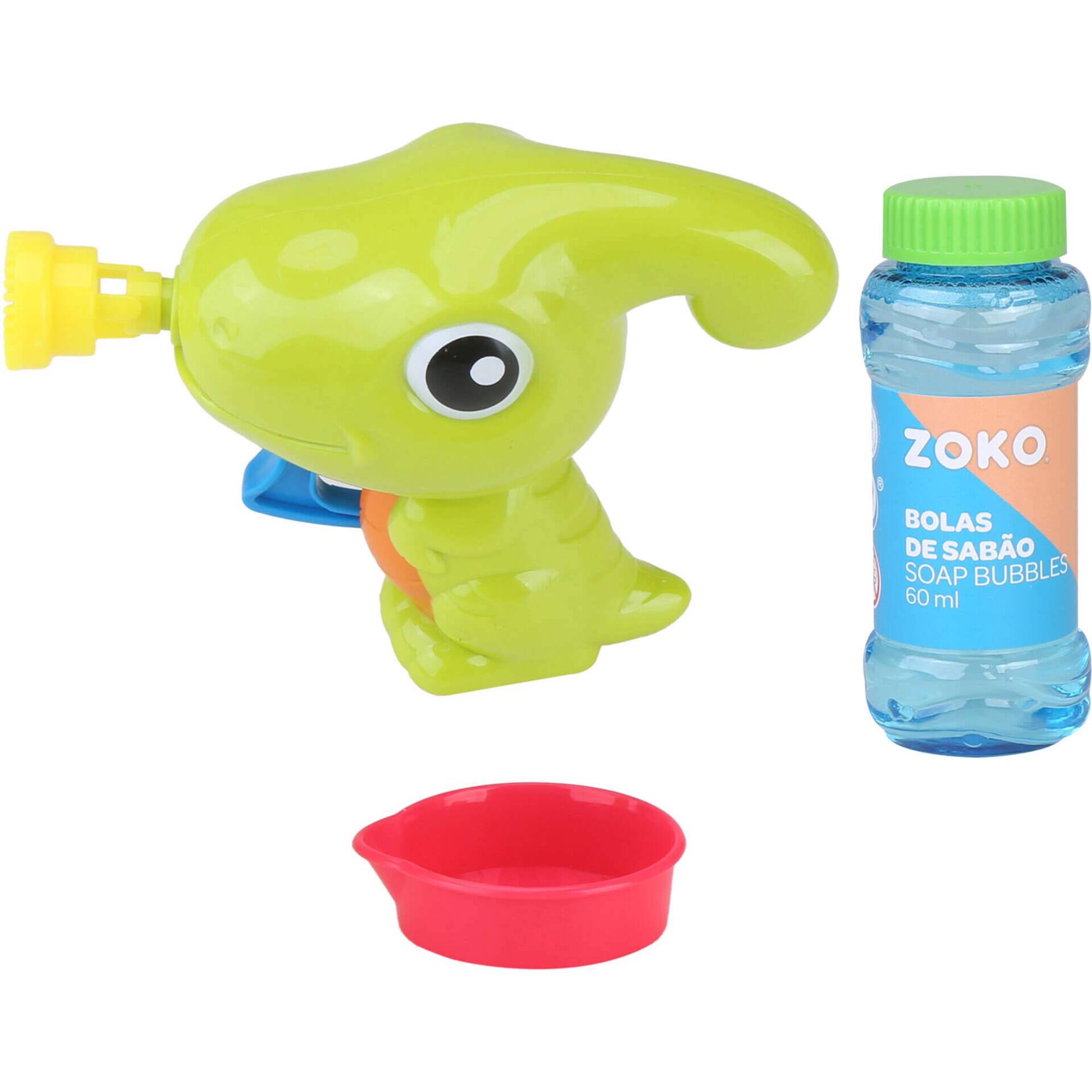 Zoko - Pistola de Bolinhas de Sab&atilde;o Dinossauro (V&aacute;rios Modelos)