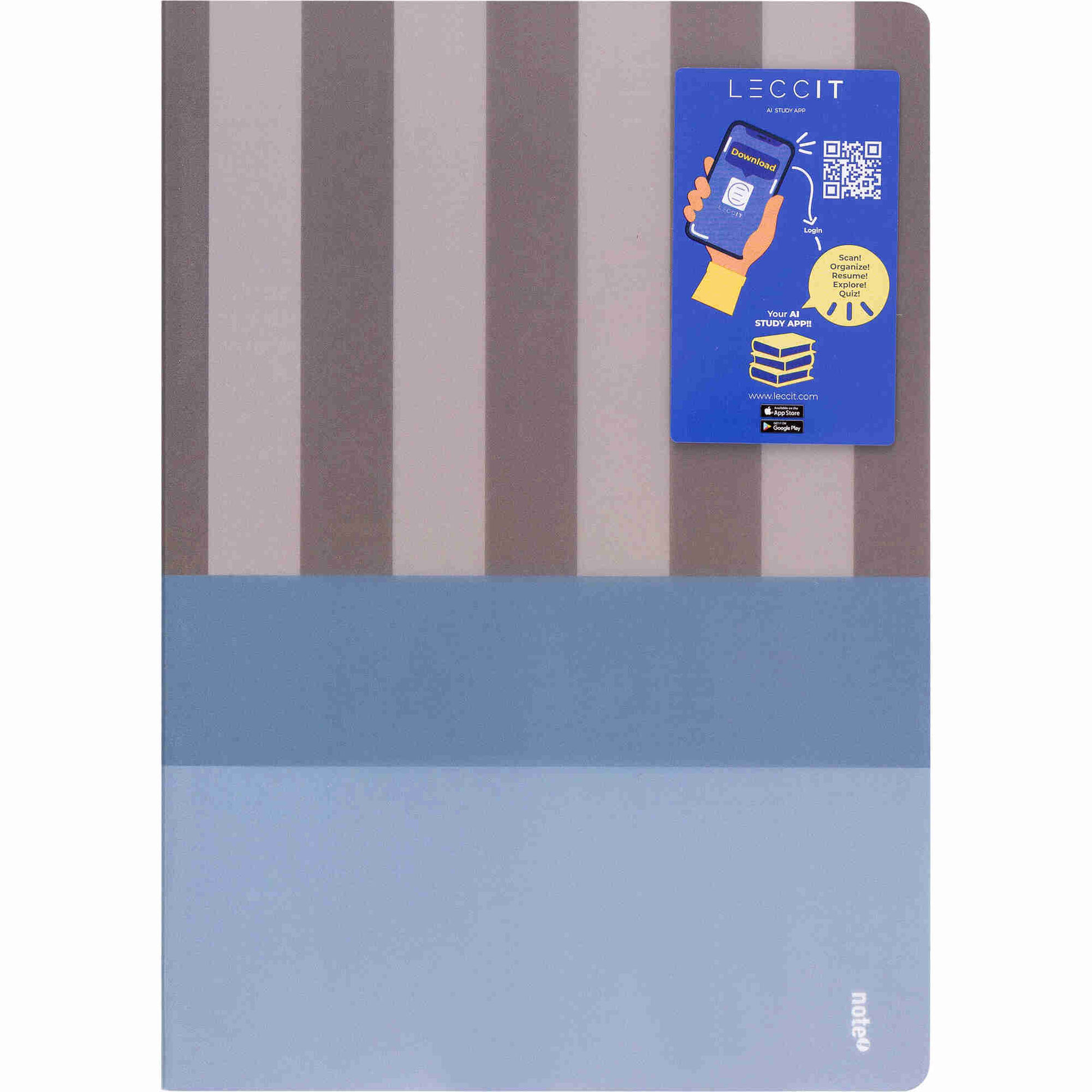 Caderno Note! Agrafado Flex&iacute;vel A4 Quadriculado Dynamic para App Leccit (v&aacute;rias cores)
