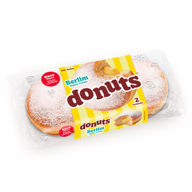 Bolo com Recheio de Bola de Berlim Donuts