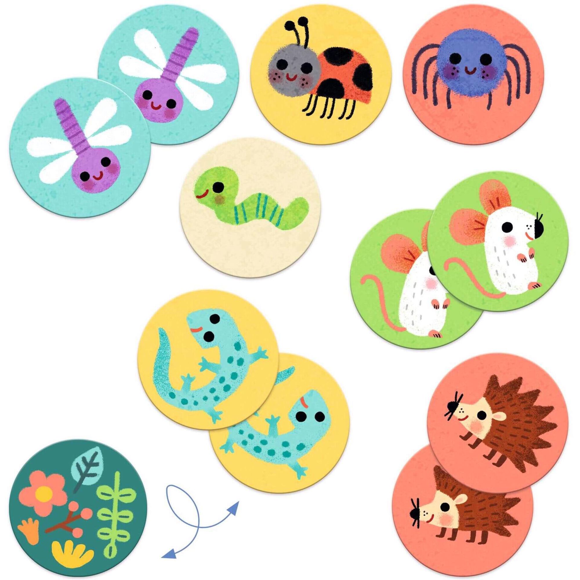 Djeco - Jogo de Mem&oacute;ria e Associa&ccedil;&atilde;o Pequenos Animais