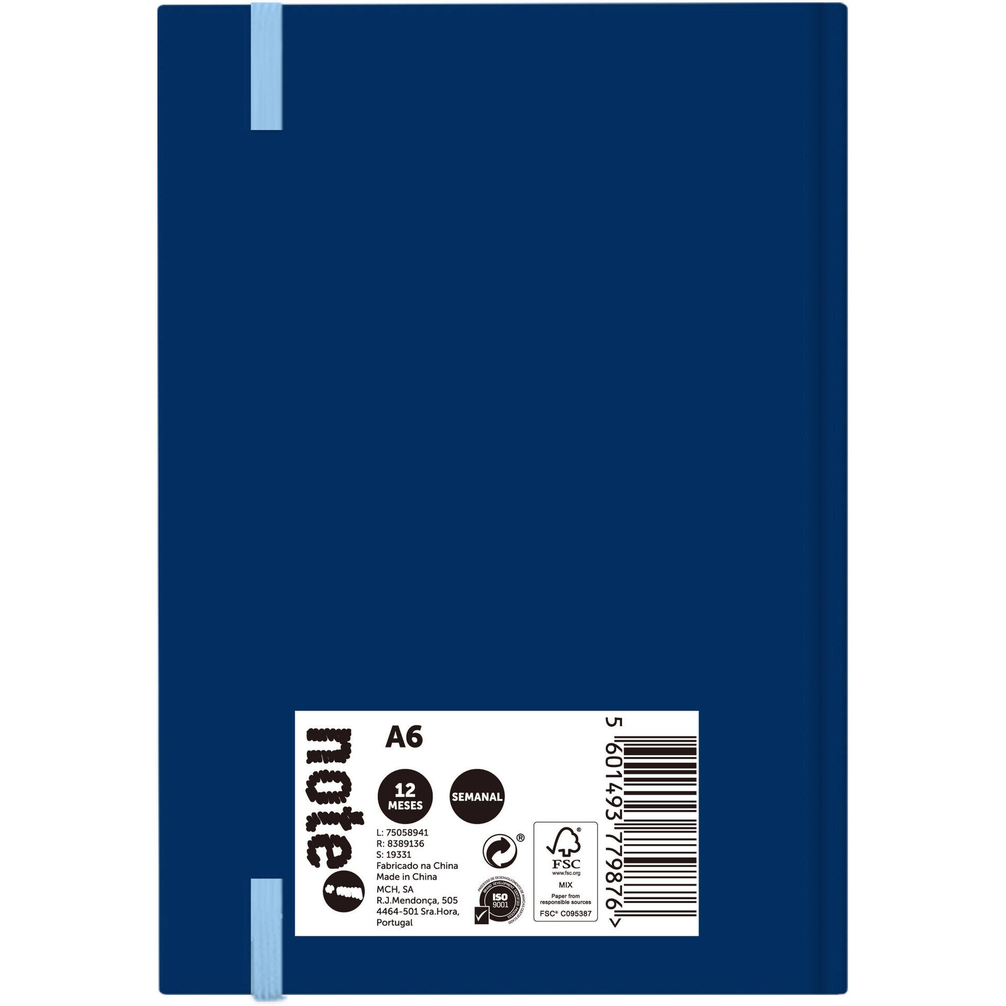 Agenda A6 2026 12 Meses (várias cores)