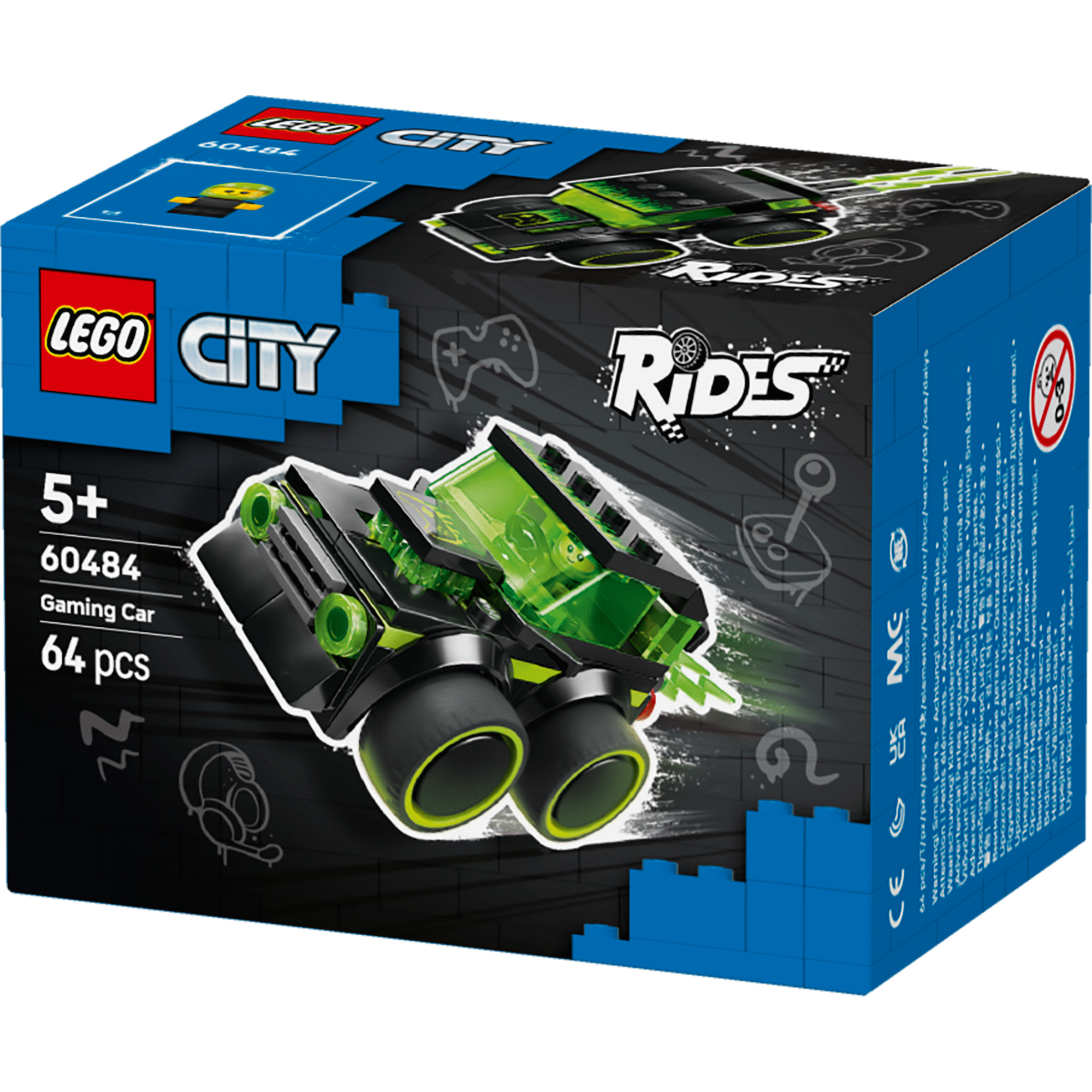 LEGO City - Ve&iacute;culos &ndash; Carro de Corrida de Gaming - 60484