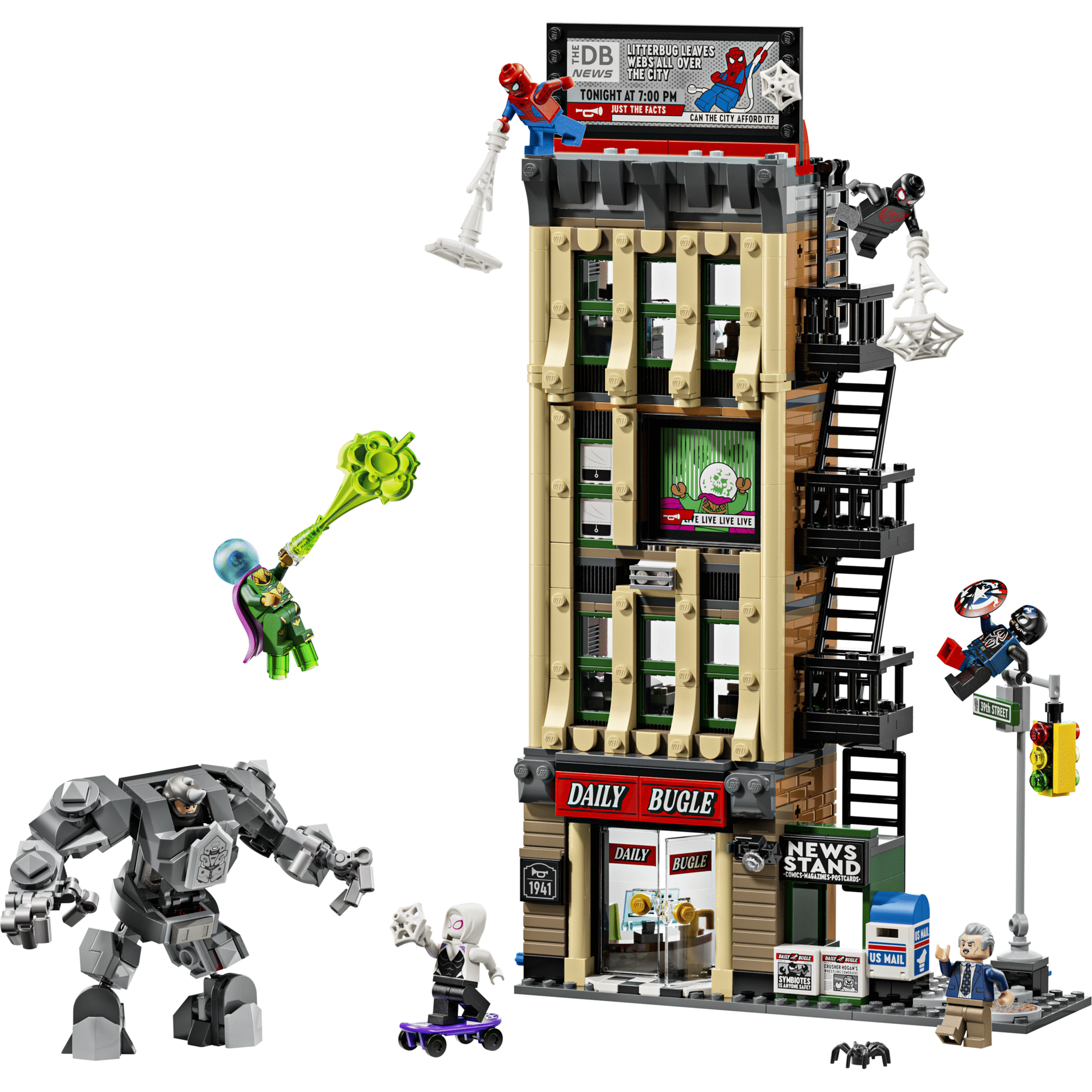 LEGO Marvel - Spider-Man contra Mysterio: O Daily Bugle - 76342
