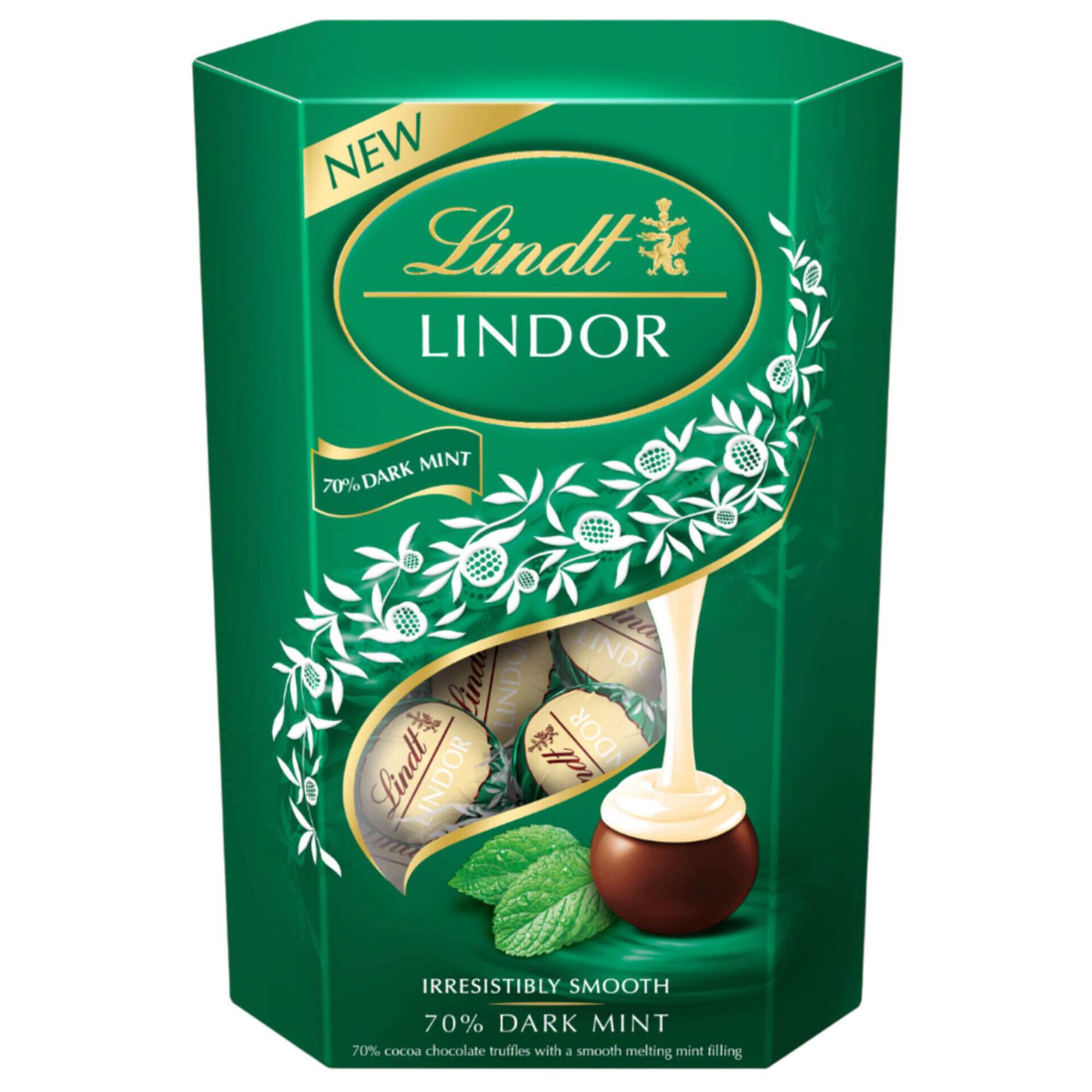 Bombons de Chocolate Negro e Menta Lindor Cornet Bombons de Chocolate Negro e Menta Lindor Cornet
