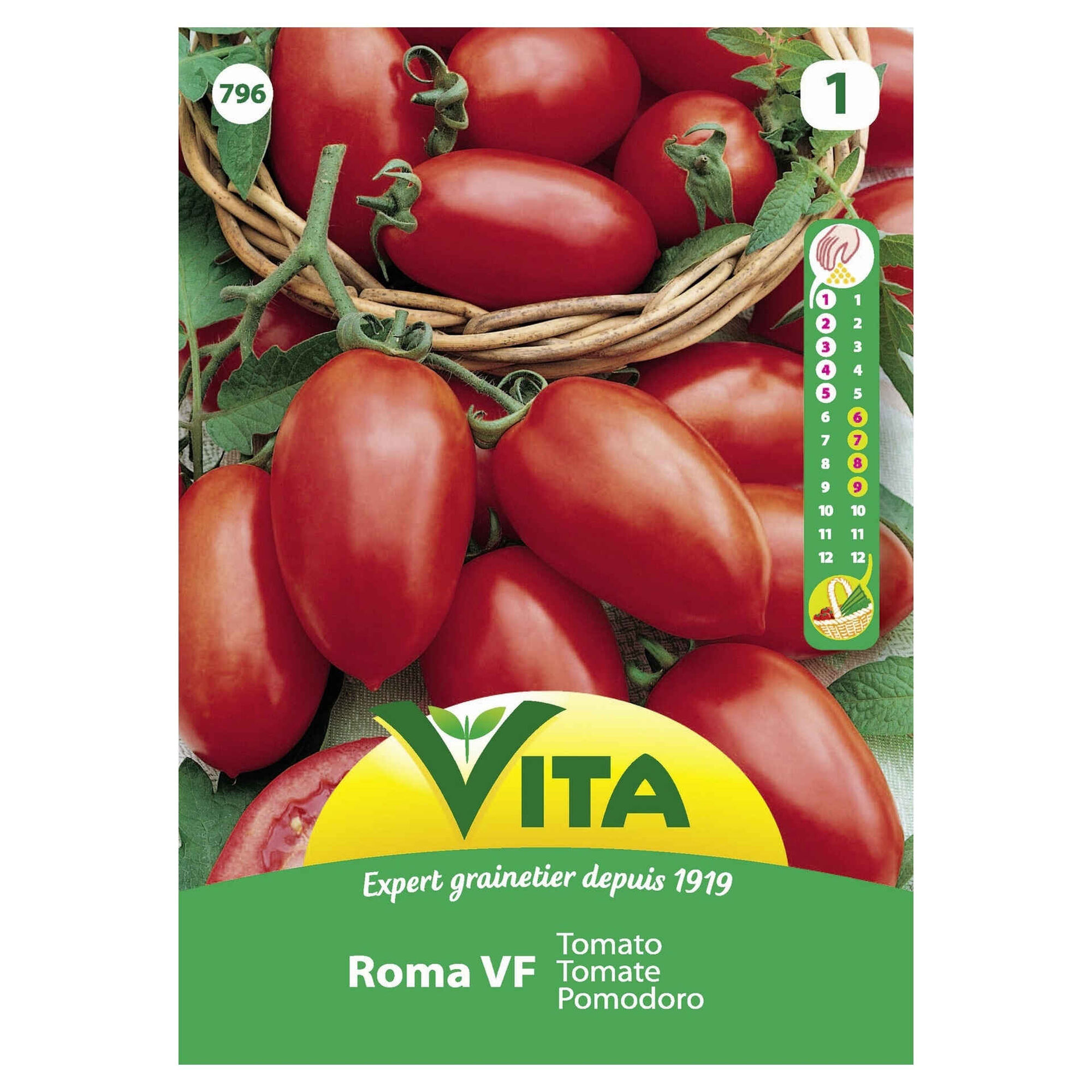Sementes Hortícolas Tomate Roma Sementes Hortícolas Tomate Roma