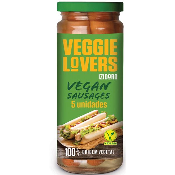 Salsichas Veggie Lovers Frasco 5 un Izidoro