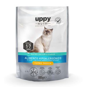 Ração para Gato Adulto Esterilizado Sem Cereais Frango Uppy Nutri