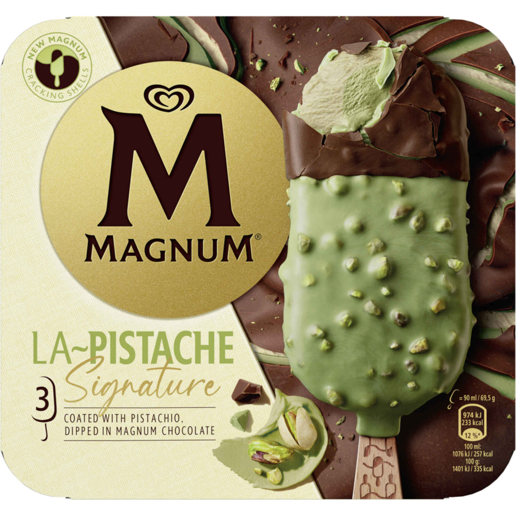 Geladode de Pist&aacute;cio La Pistache 3un Magnum
