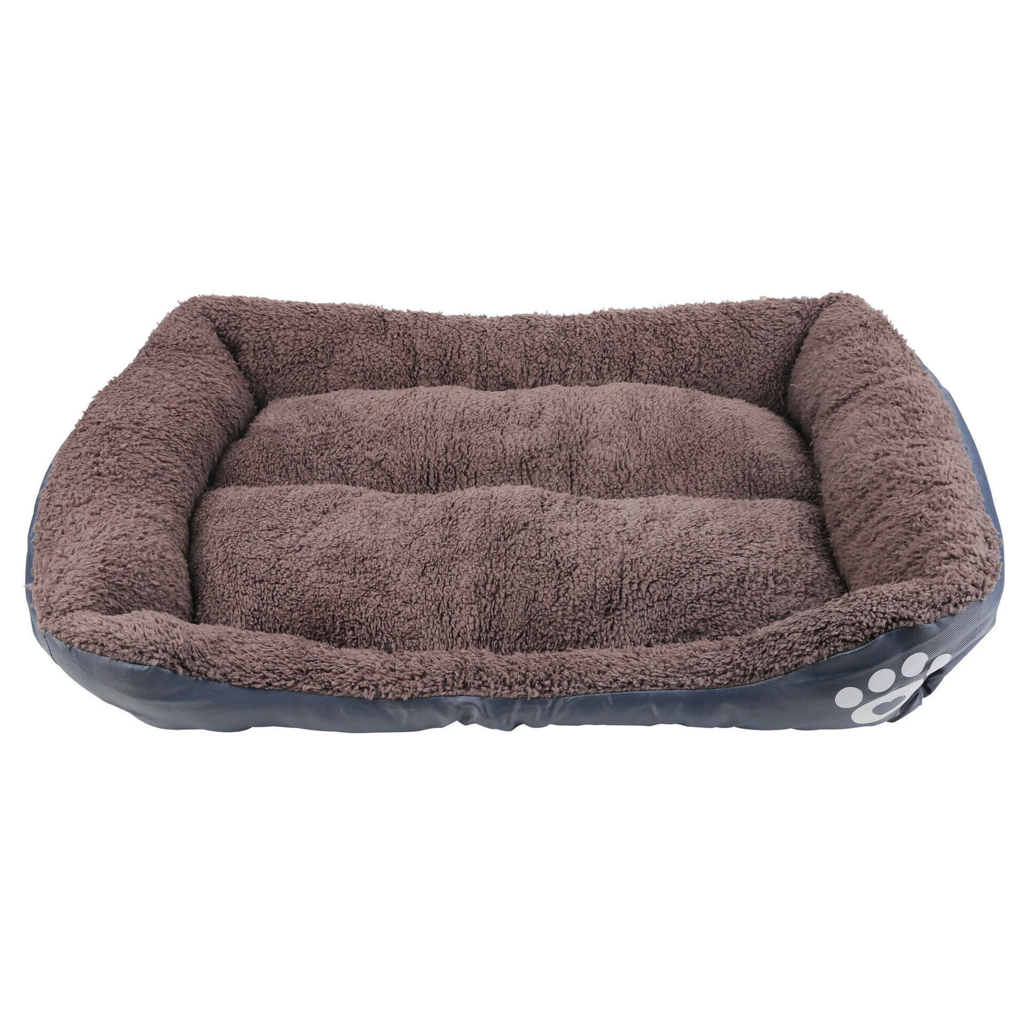 Cama Cinza e Castanha 65x50x16cm Bazar&atilde;o