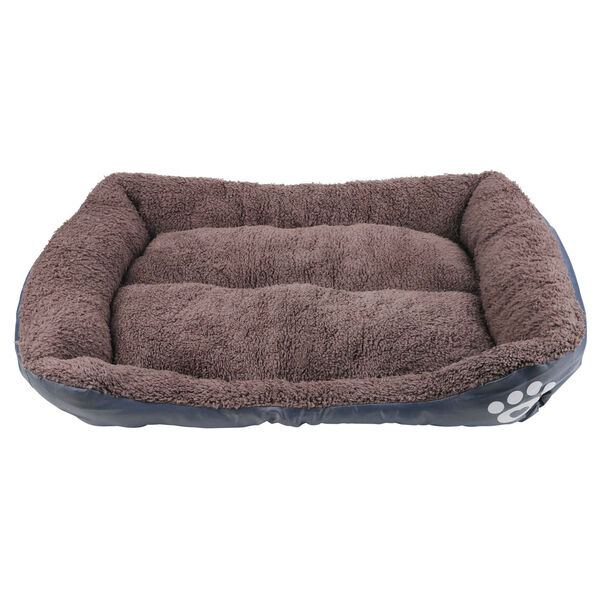 Cama Cinza e Castanha 65x50x16cm Bazarão