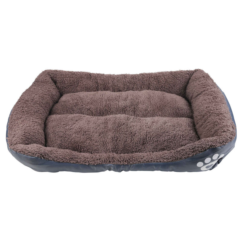 Cama Cinza e Castanha 65x50x16cm Bazarão