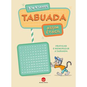 Tabuada - Assim É Fácil - 3.º e 4.º Anos de Carlos Letra