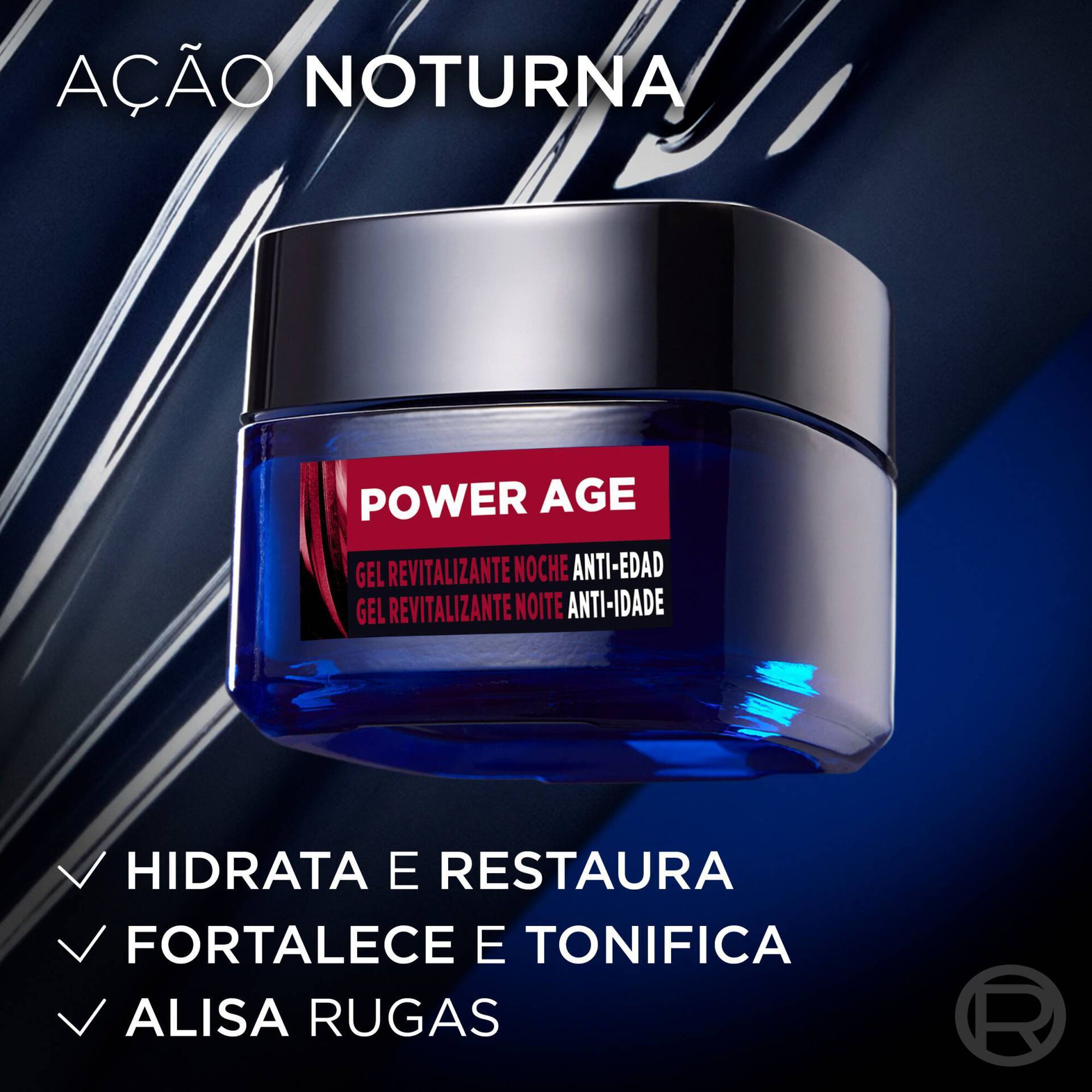 Gel Noite Men Expert Power Age Anti-Idade