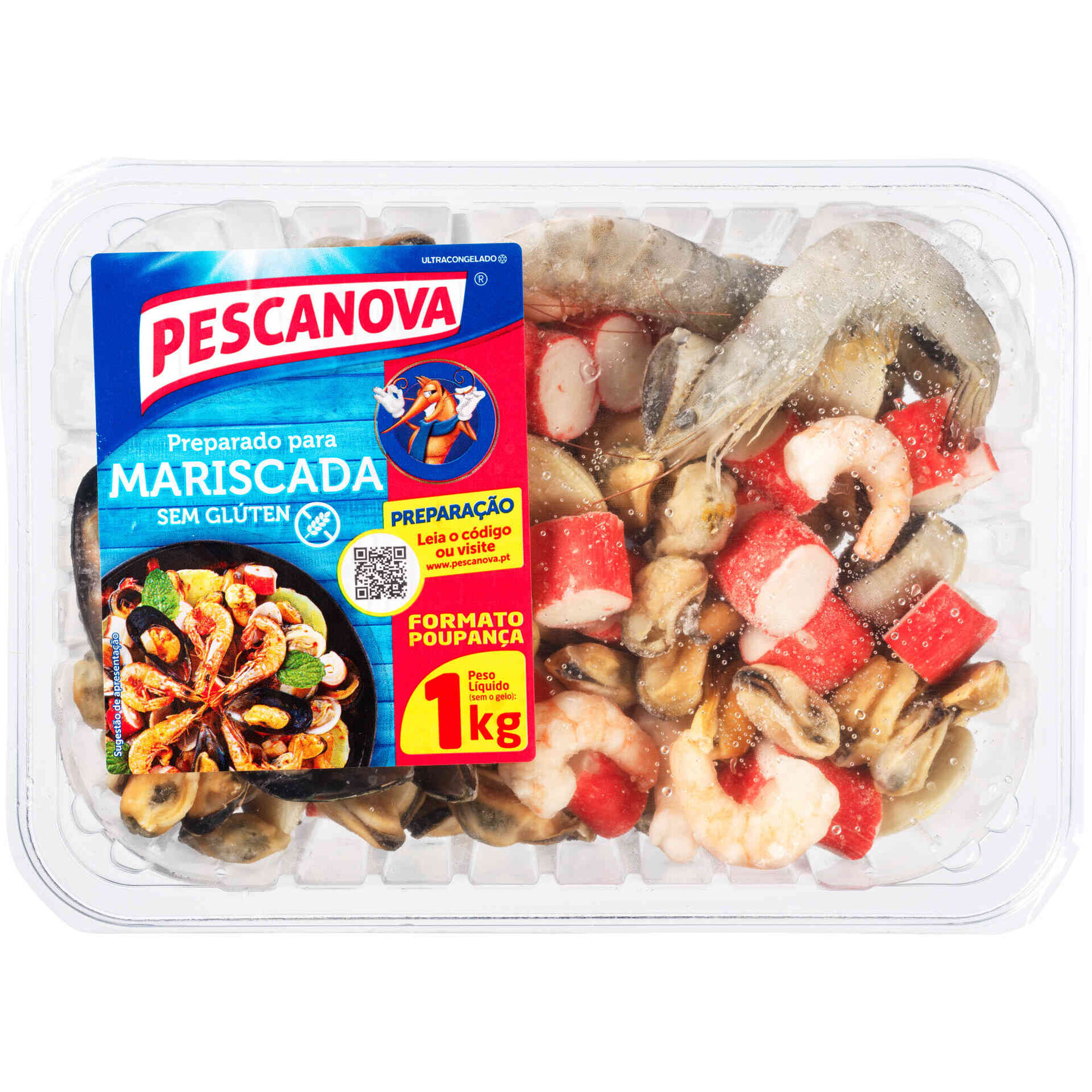 Preparado para Mariscada sem Gl&uacute;ten Ultracongelado Pescanova