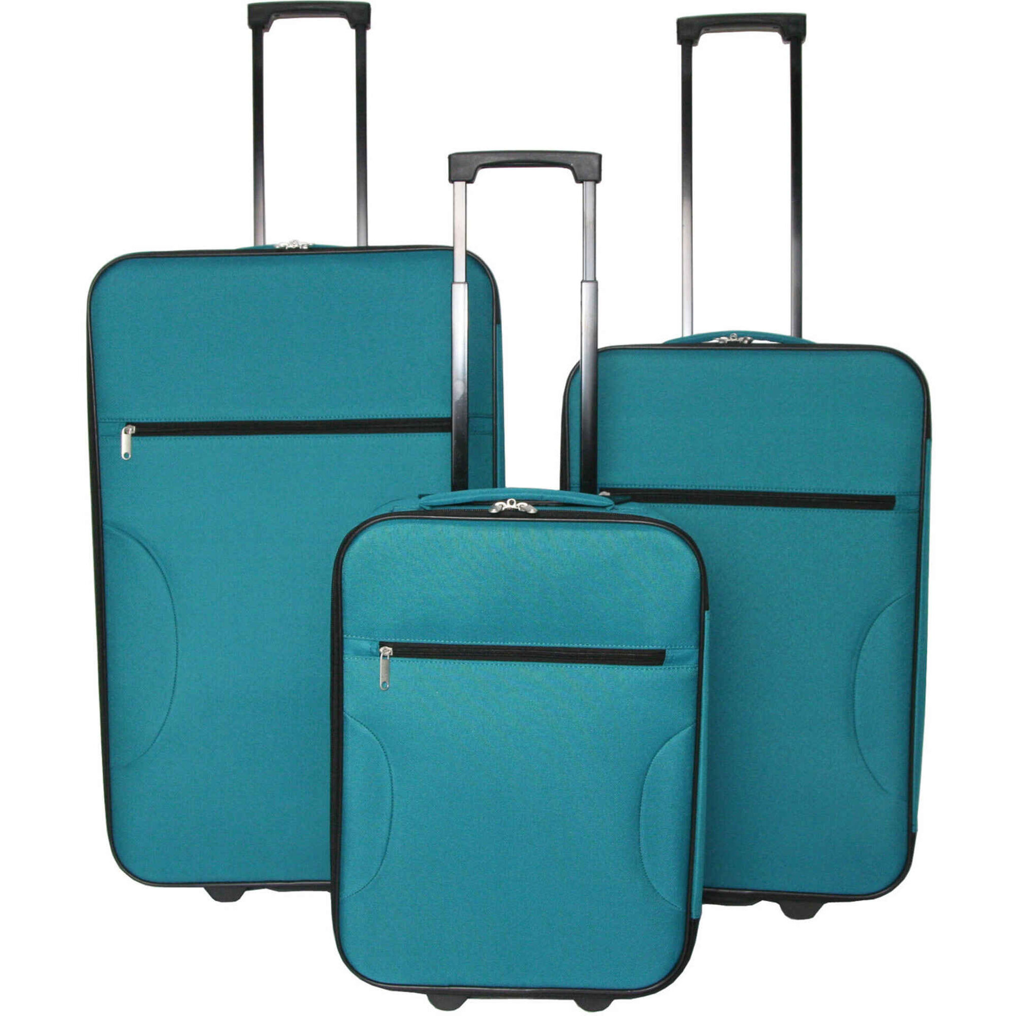 Conjunto 3 Malas de Viagem Aveiro Cabine+M&eacute;dia+Grande Pack It