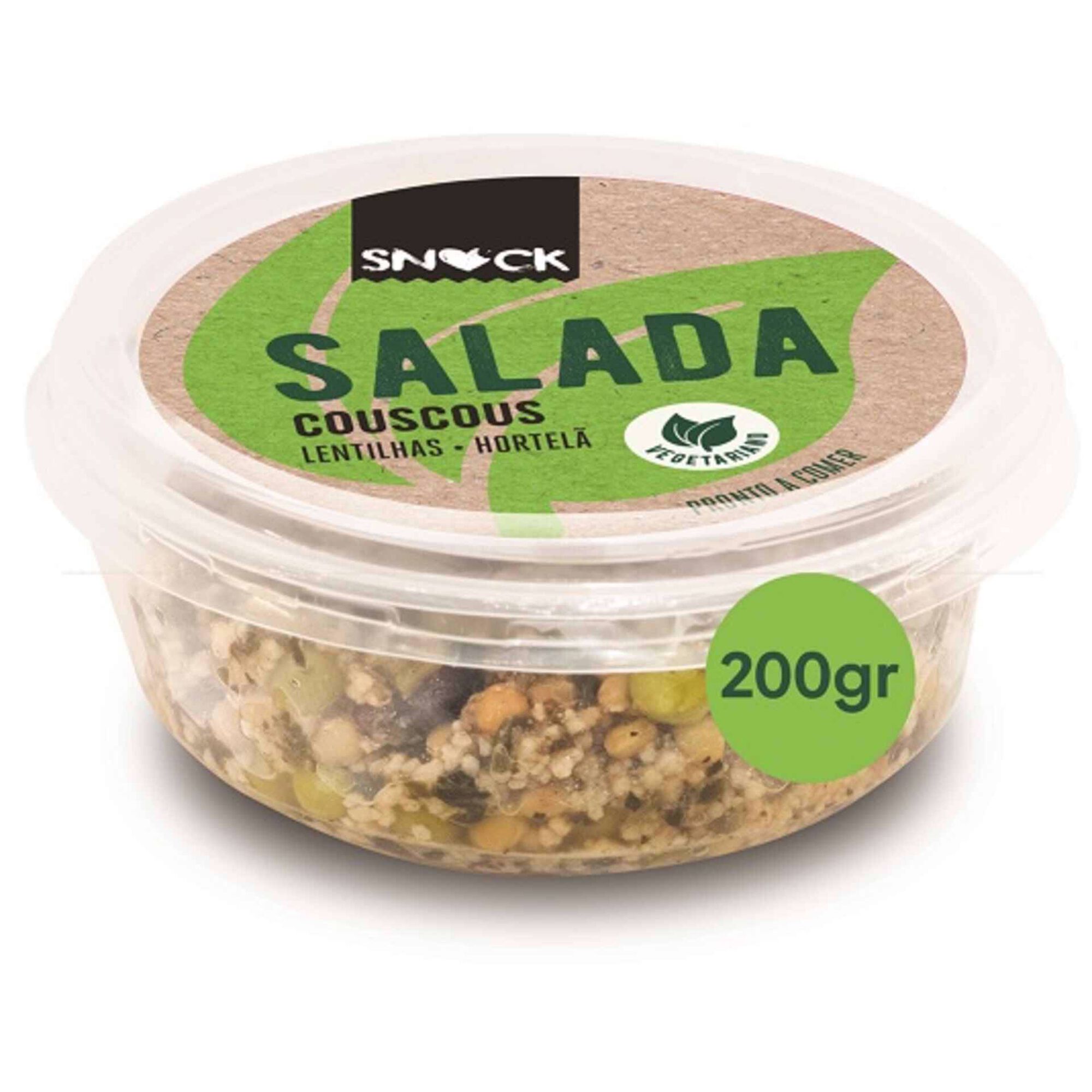 Salada Couscous, Lentilhas E Hortelã